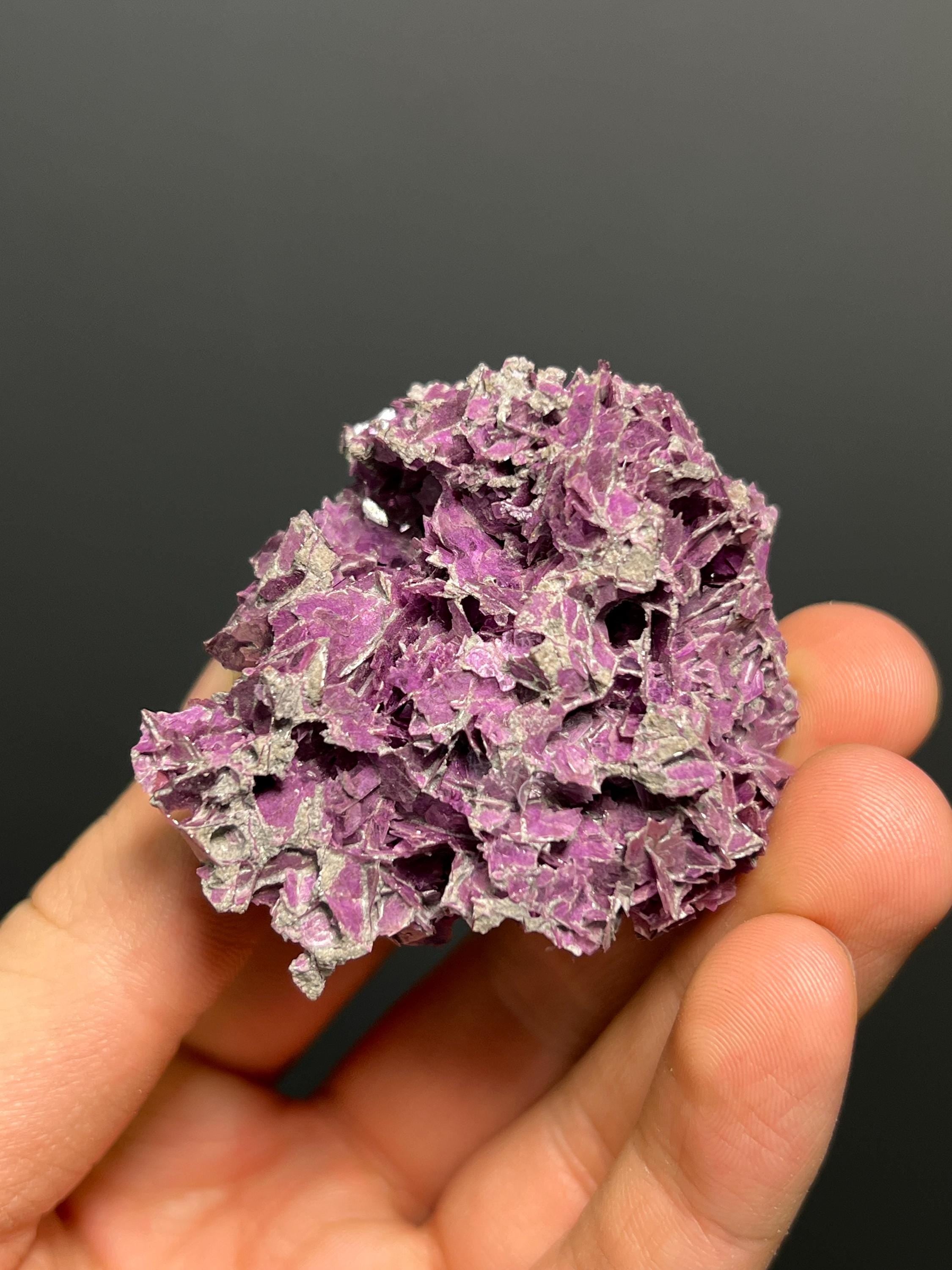 Purple Mica Lepidolite Crystal Specimen - Australia - Crystal Gemstone AE 
