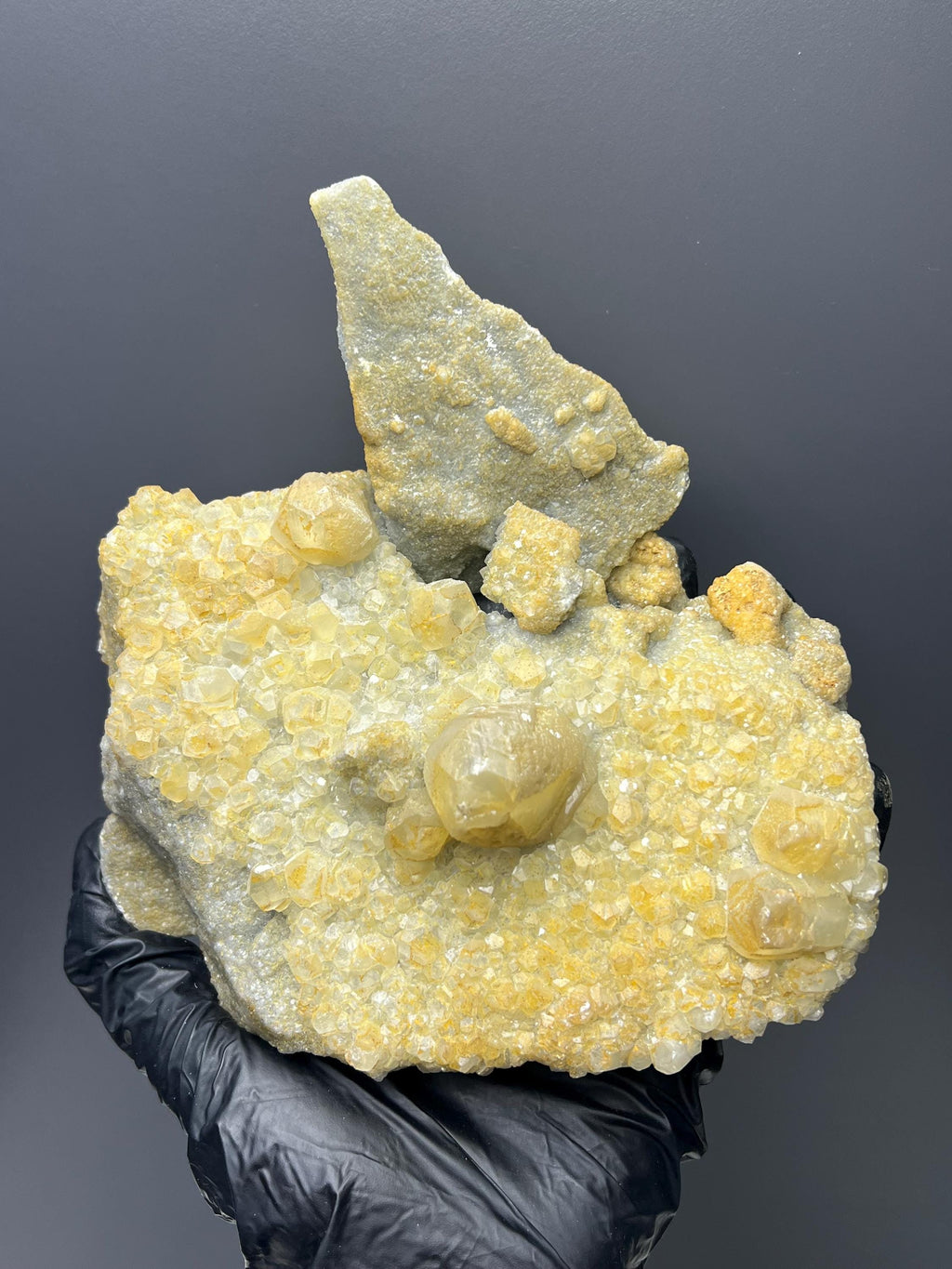 Golden Yellow Crystal Calcite - Crystal Gemstone AE 