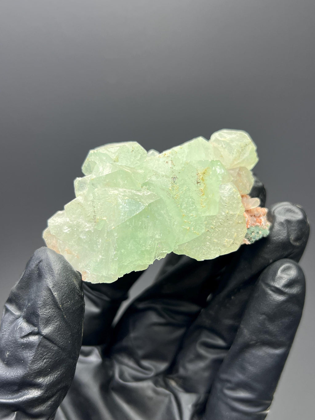 Fluorapophyllite With Apophyllite - Crystal Gemstone AE 