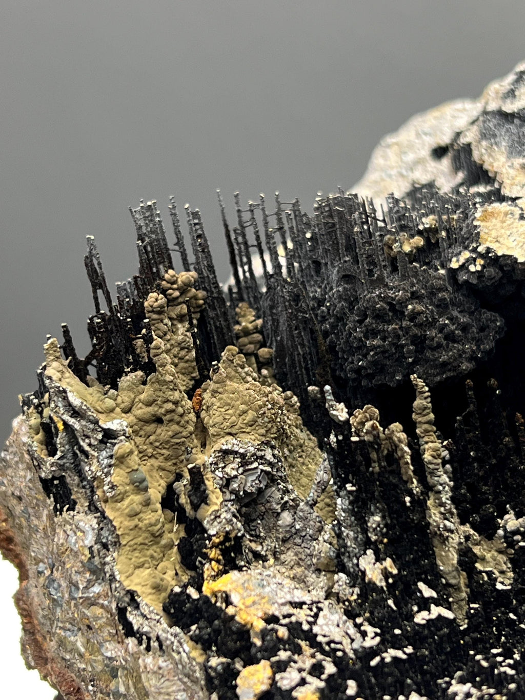 Museum Grade, Very Special Specularite And Limonite With Stalactite Goethite Specimen - Crystal Gemstone AE 