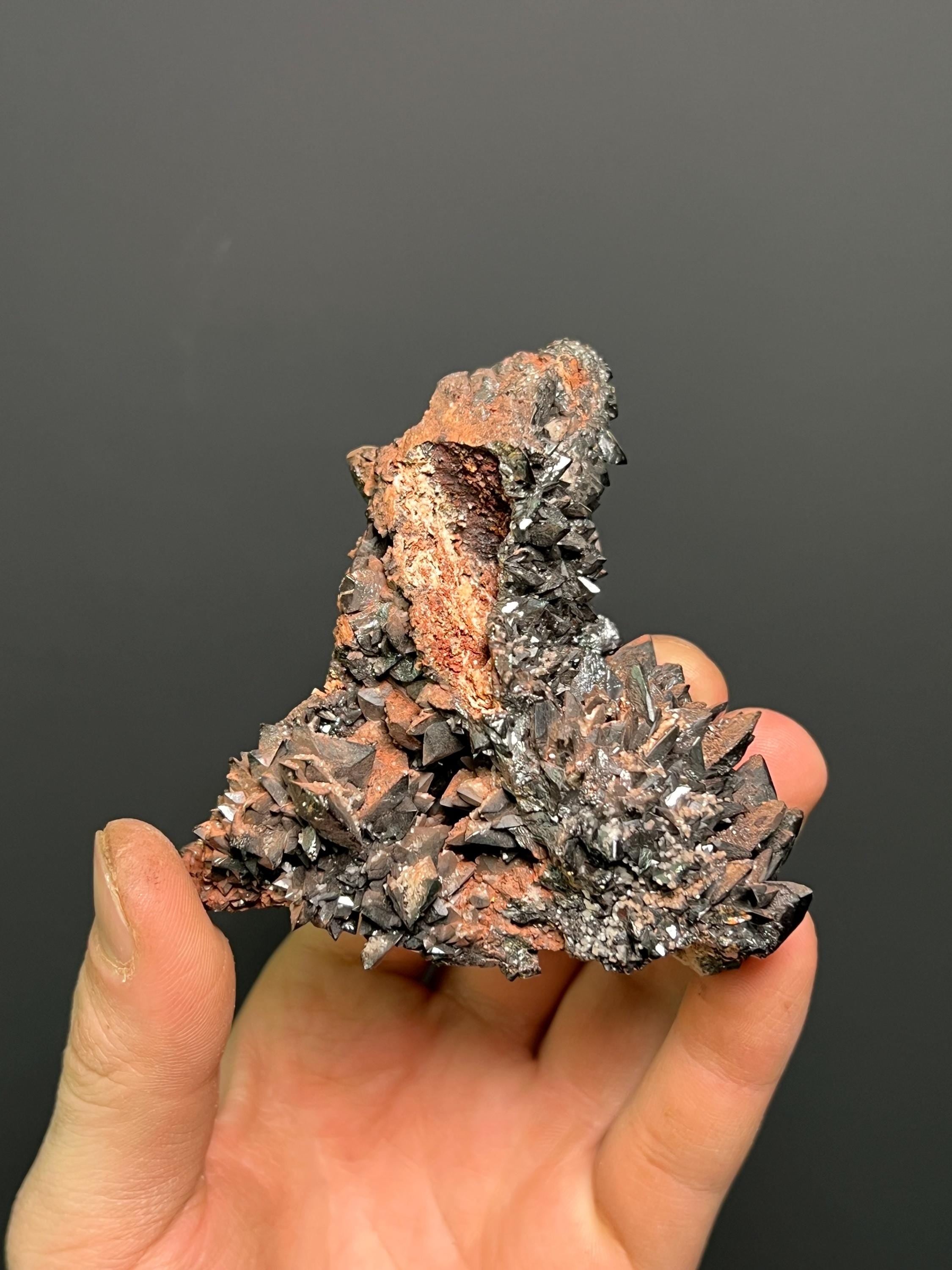 Special Quality Showy Descloizite Specimen, 340gram - Crystal Gemstone AE 