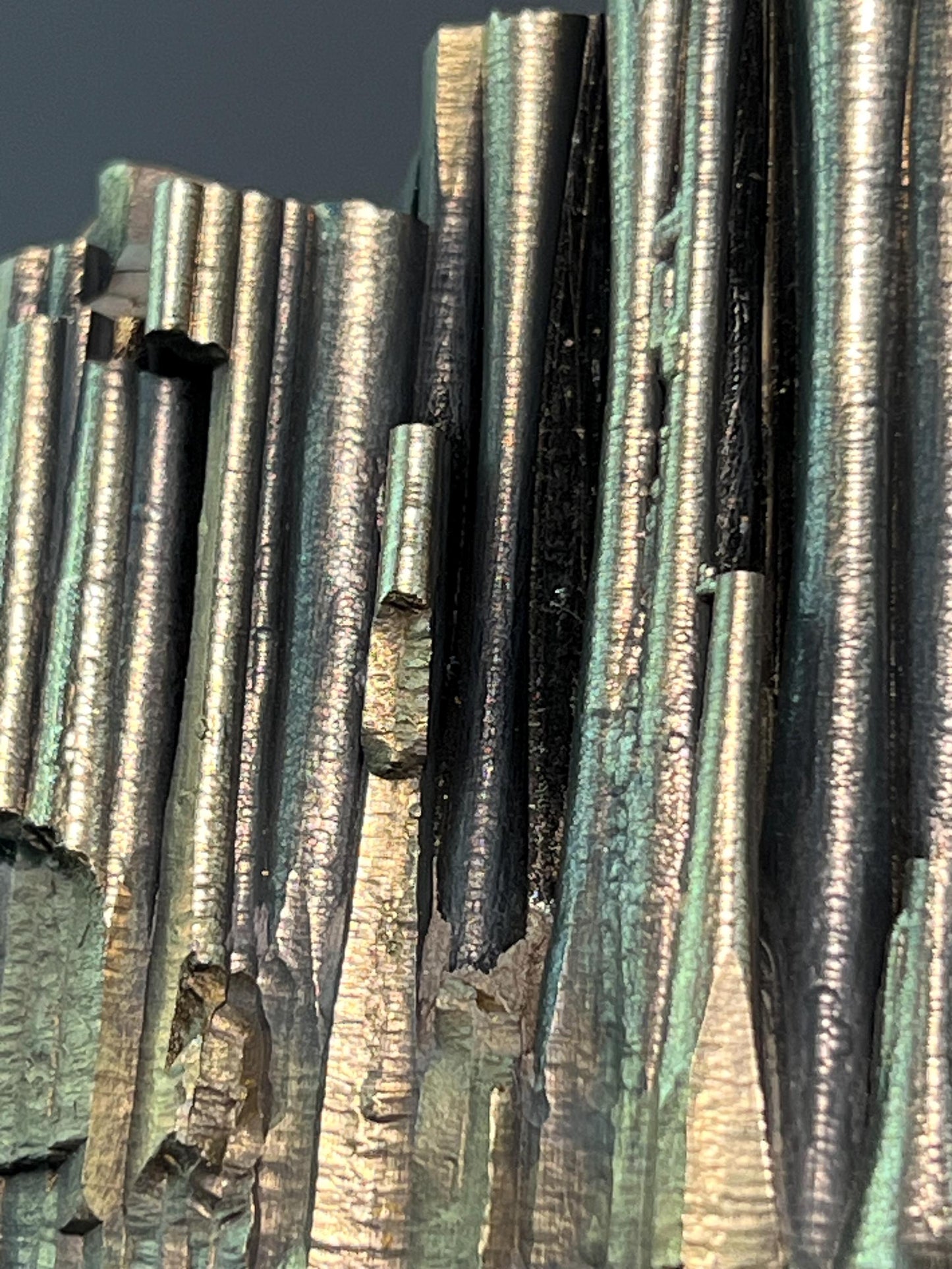 "Museum Grade" Golden Color Stalactite Goethite - Crystal Gemstone AE 