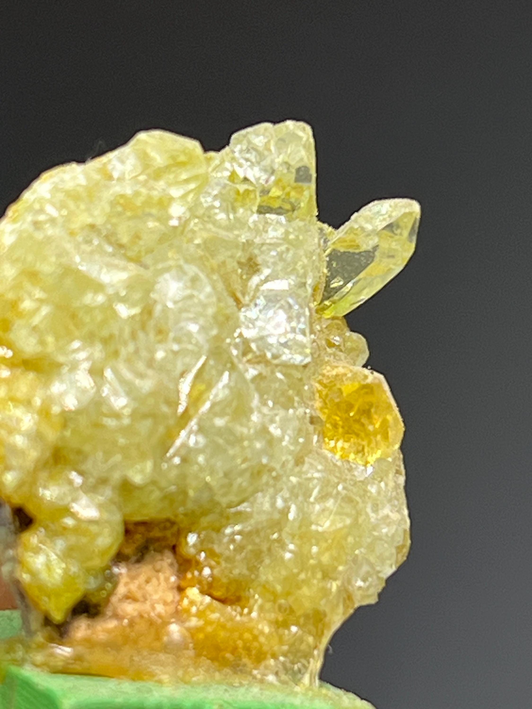 Brazilianite Specimen - Brazil - Crystal Gemstone AE 