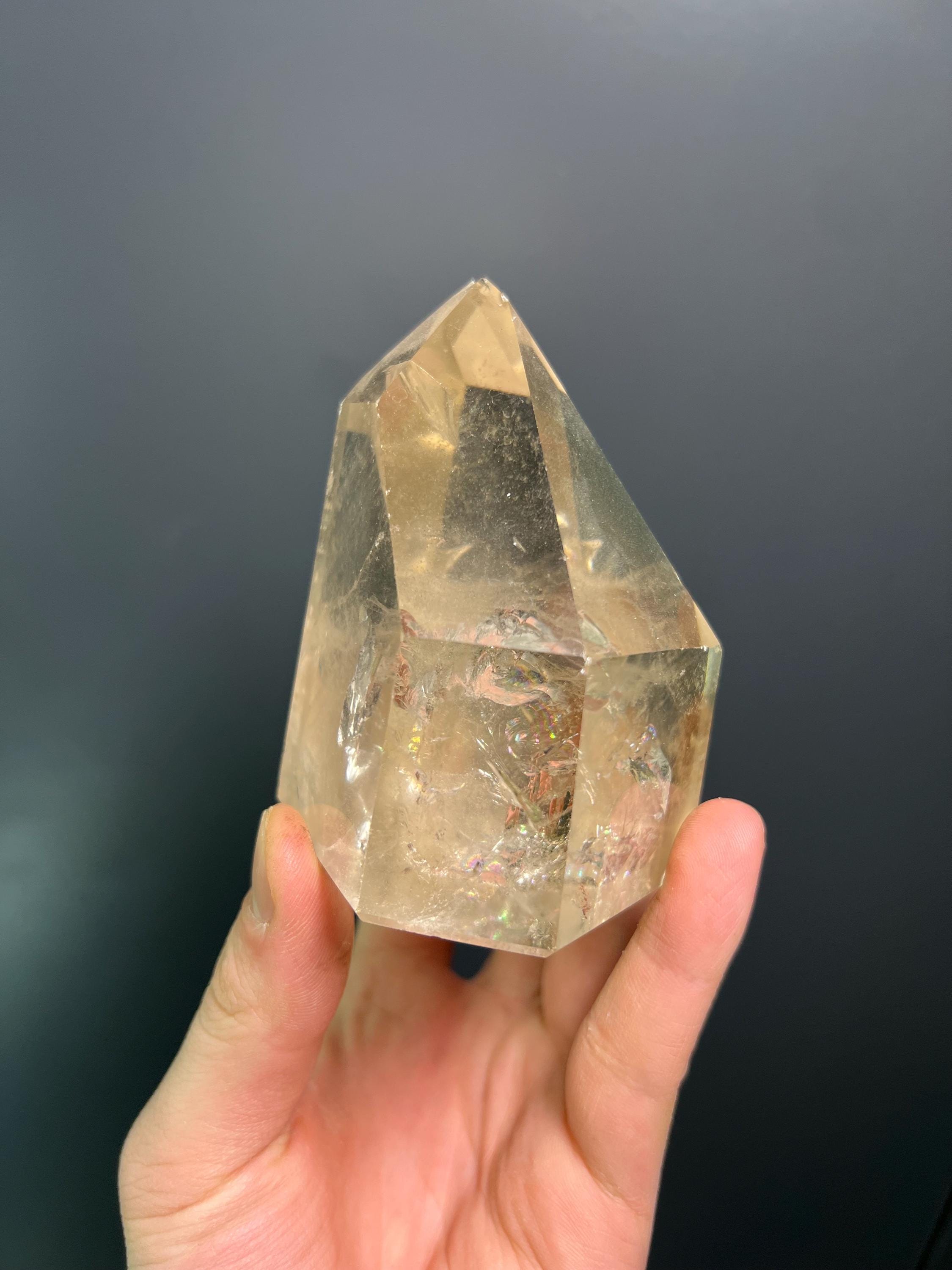 Smoky Quartz Phantom Rainbow, 528gram - Crystal Gemstone AE 