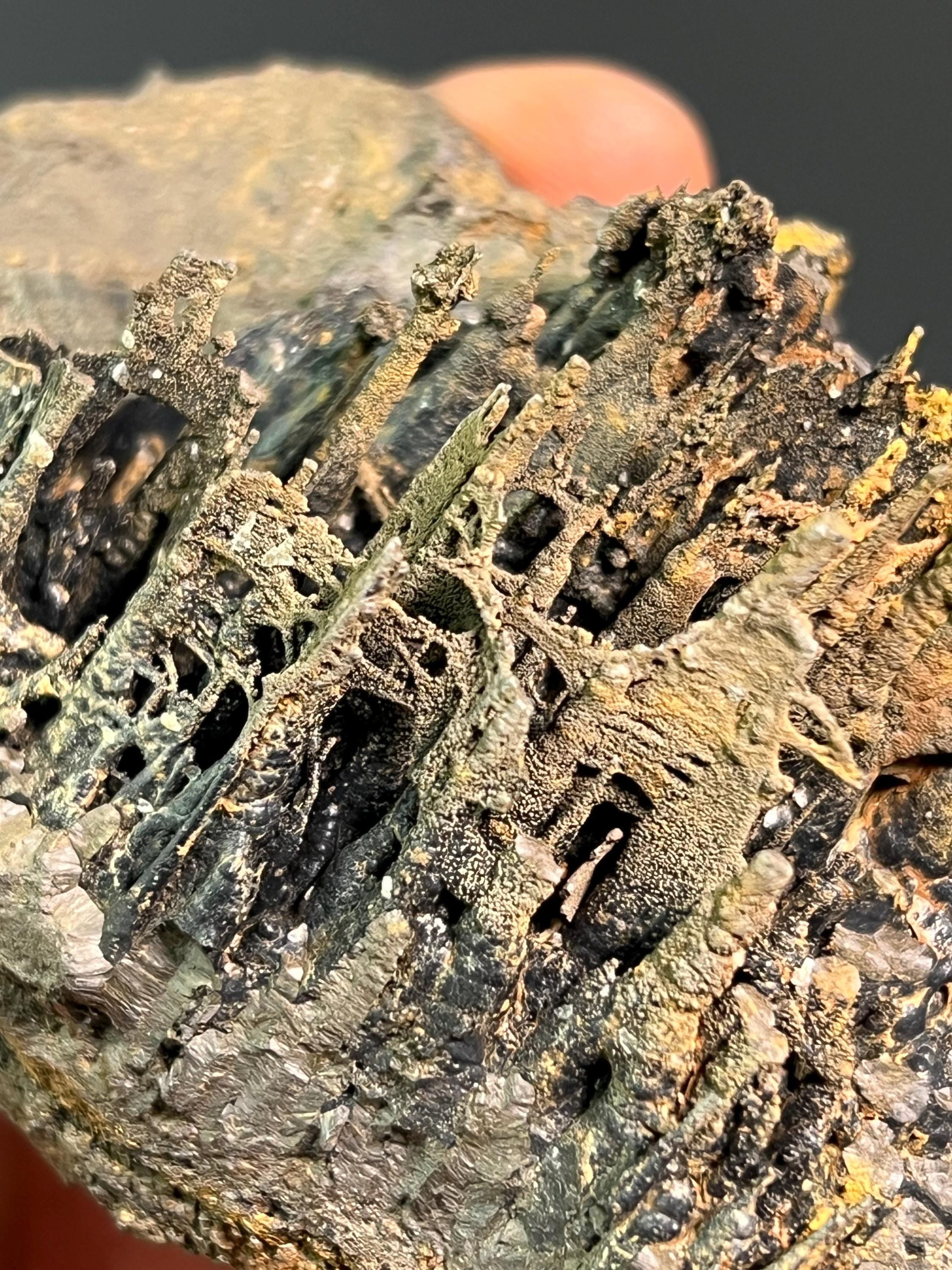 Museum Grade Stalactite Bridges Goethite - Crystal Gemstone AE 