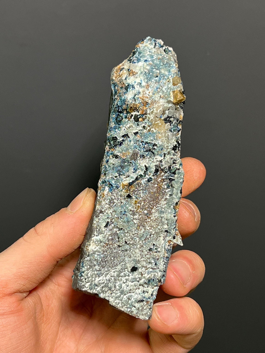 Lazulite Blue Crystals Specimen, 320gram - Crystal Gemstone AE 