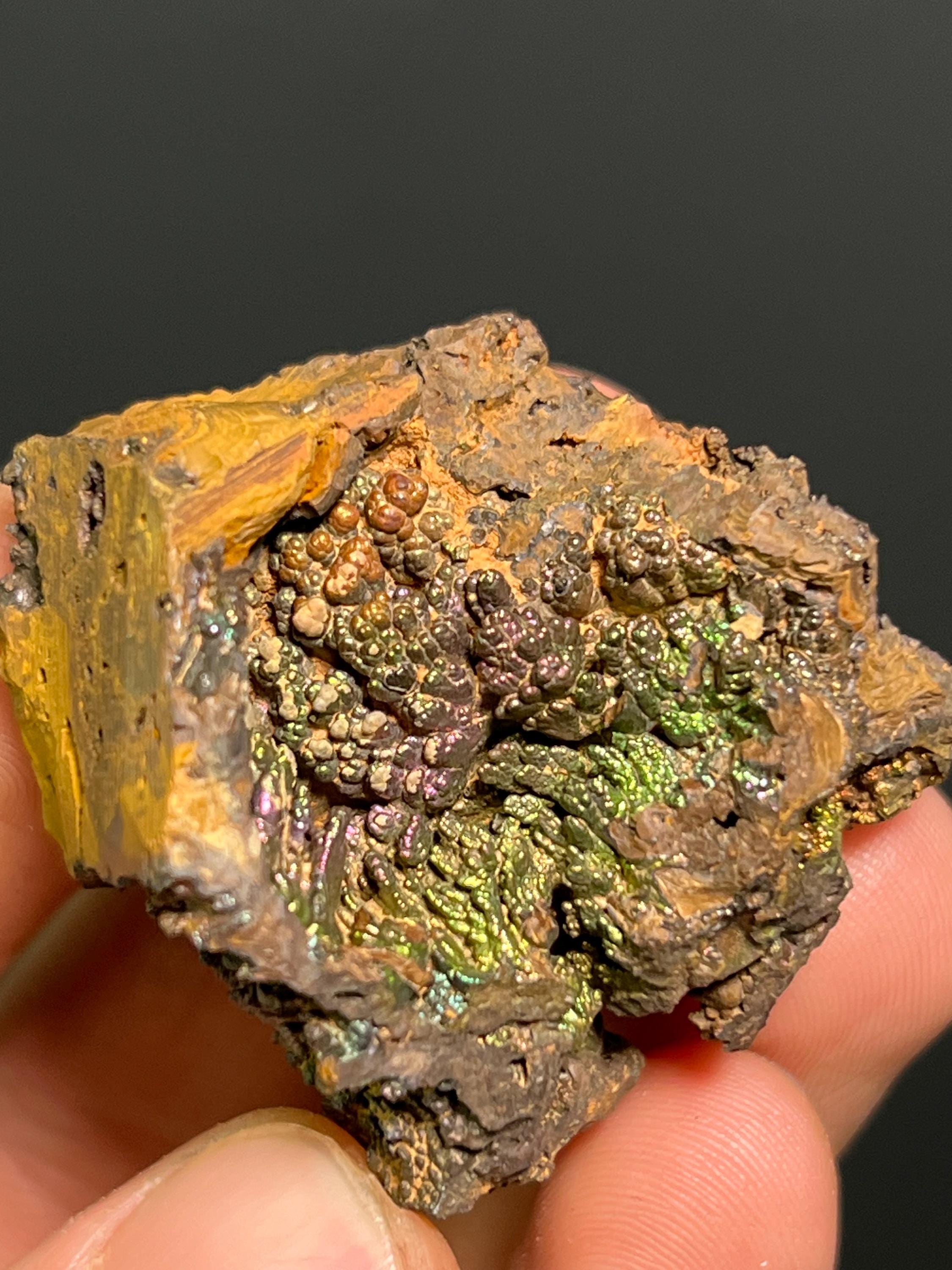 Iridescent Goethite - Turkey - Crystal Gemstone AE 