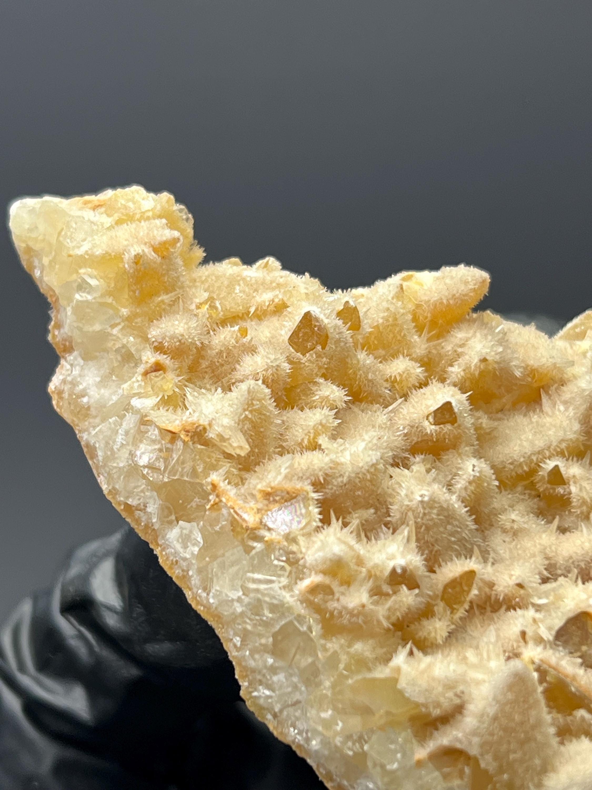 Double Sided Feather Crystal Calcite Specimen - Crystal Gemstone AE 