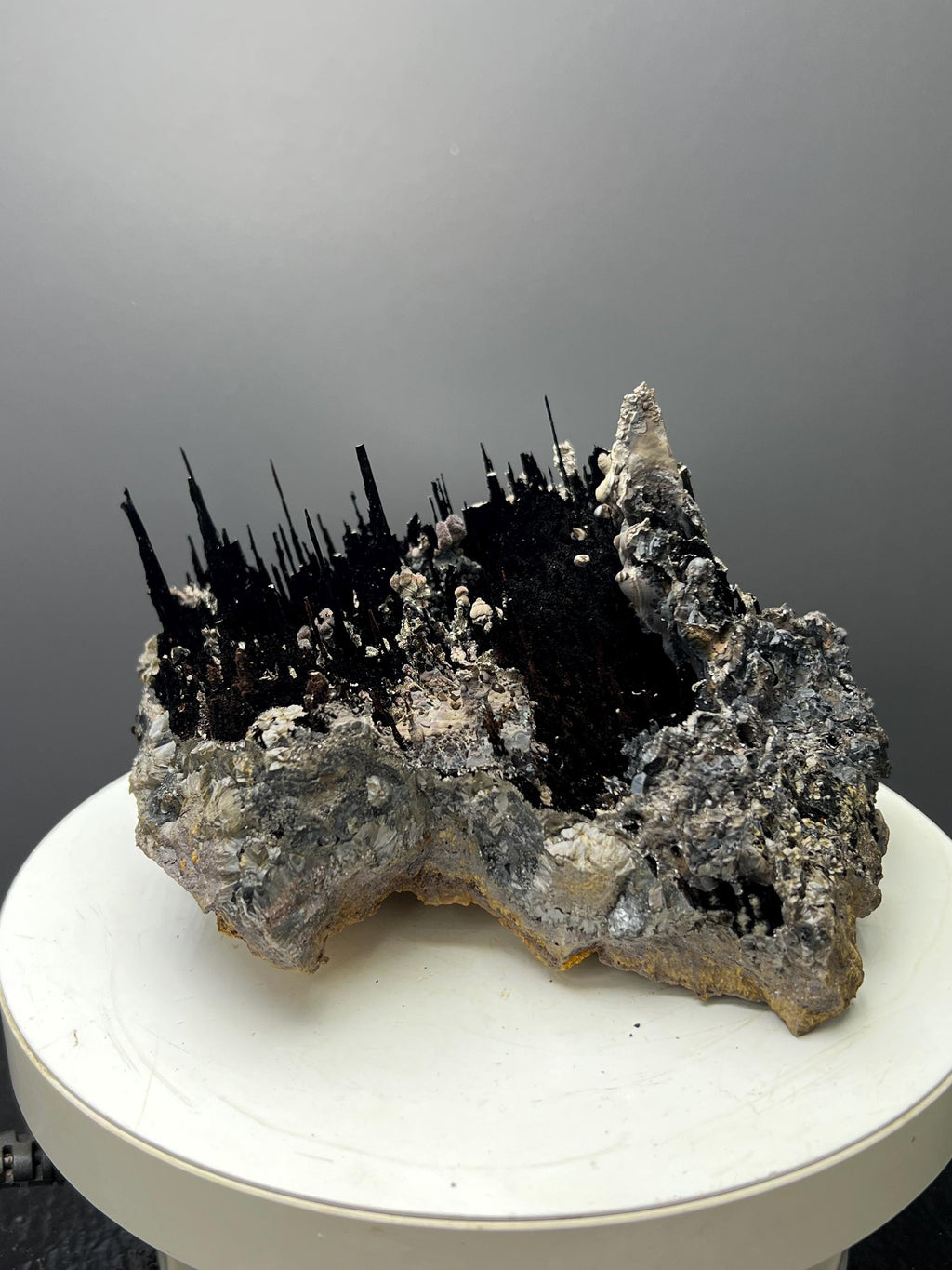 Museum Quality, Very Special, Specularite And Limonite With Stalactite Goethite Specimen - Crystal Gemstone AE 