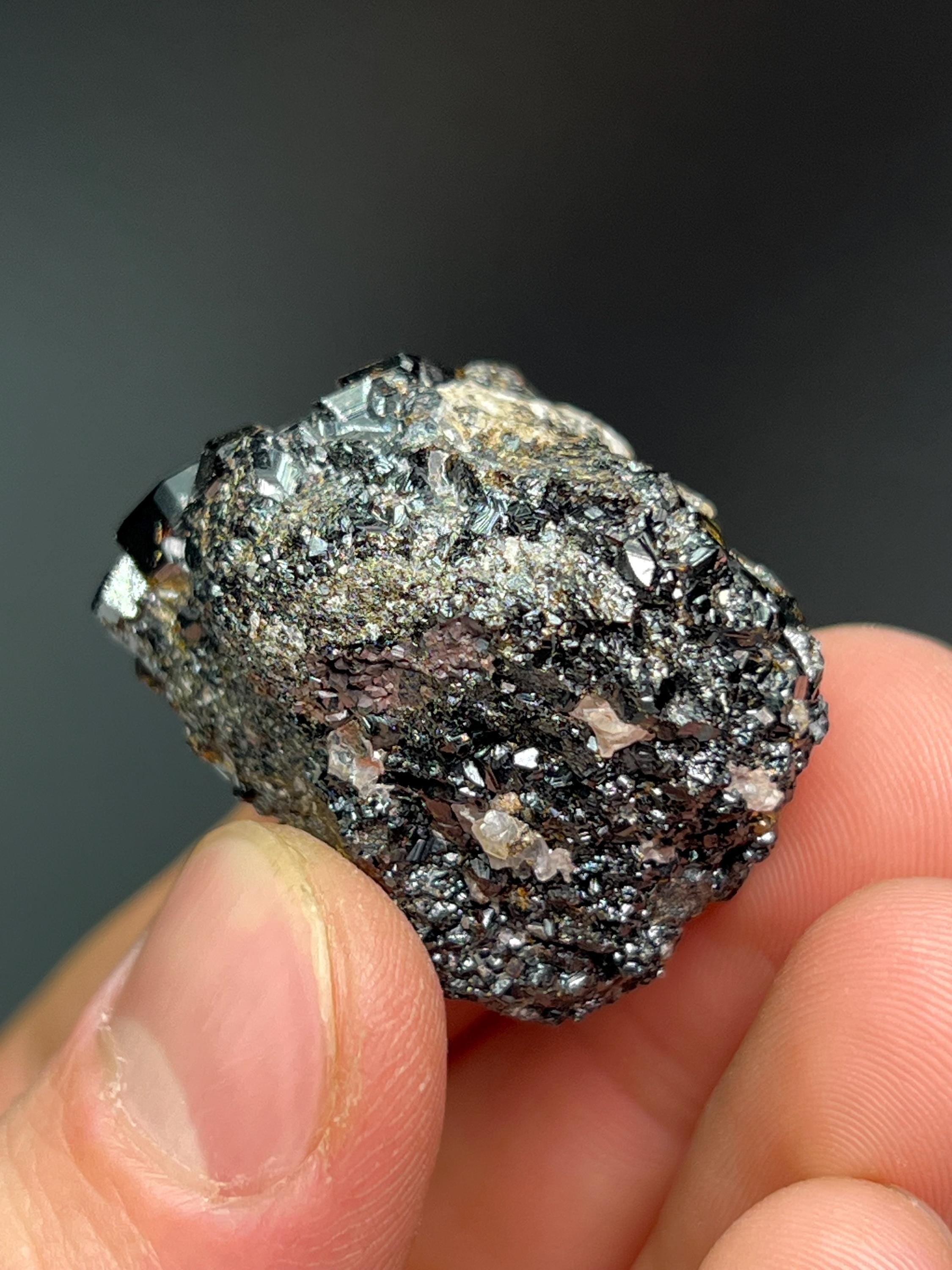 Galena Sphalerite Specimen - Crystal Gemstone AE 
