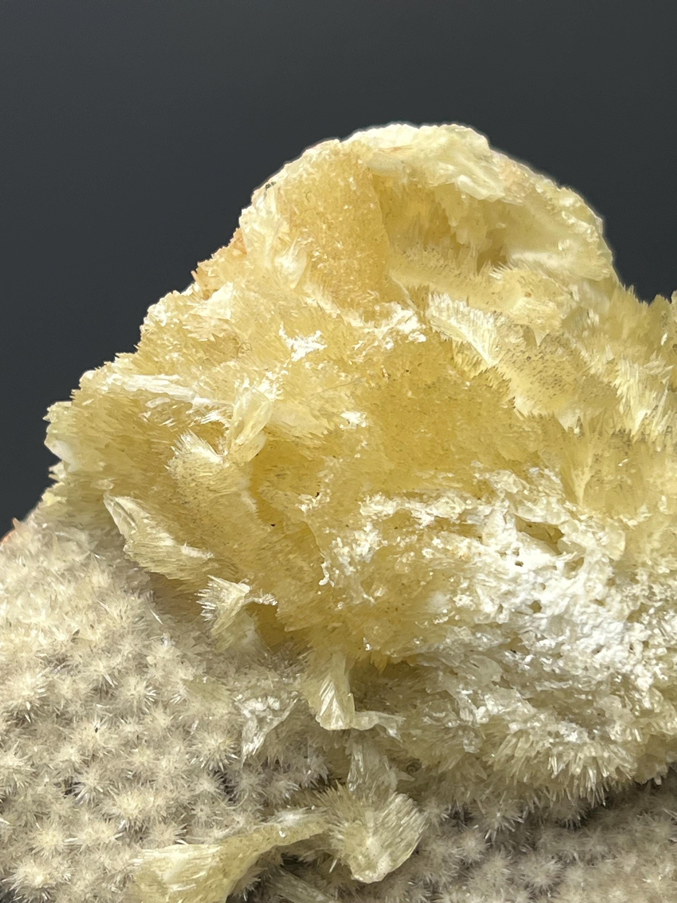 Feather Crystal Calcite Specimen - Crystal Gemstone AE 