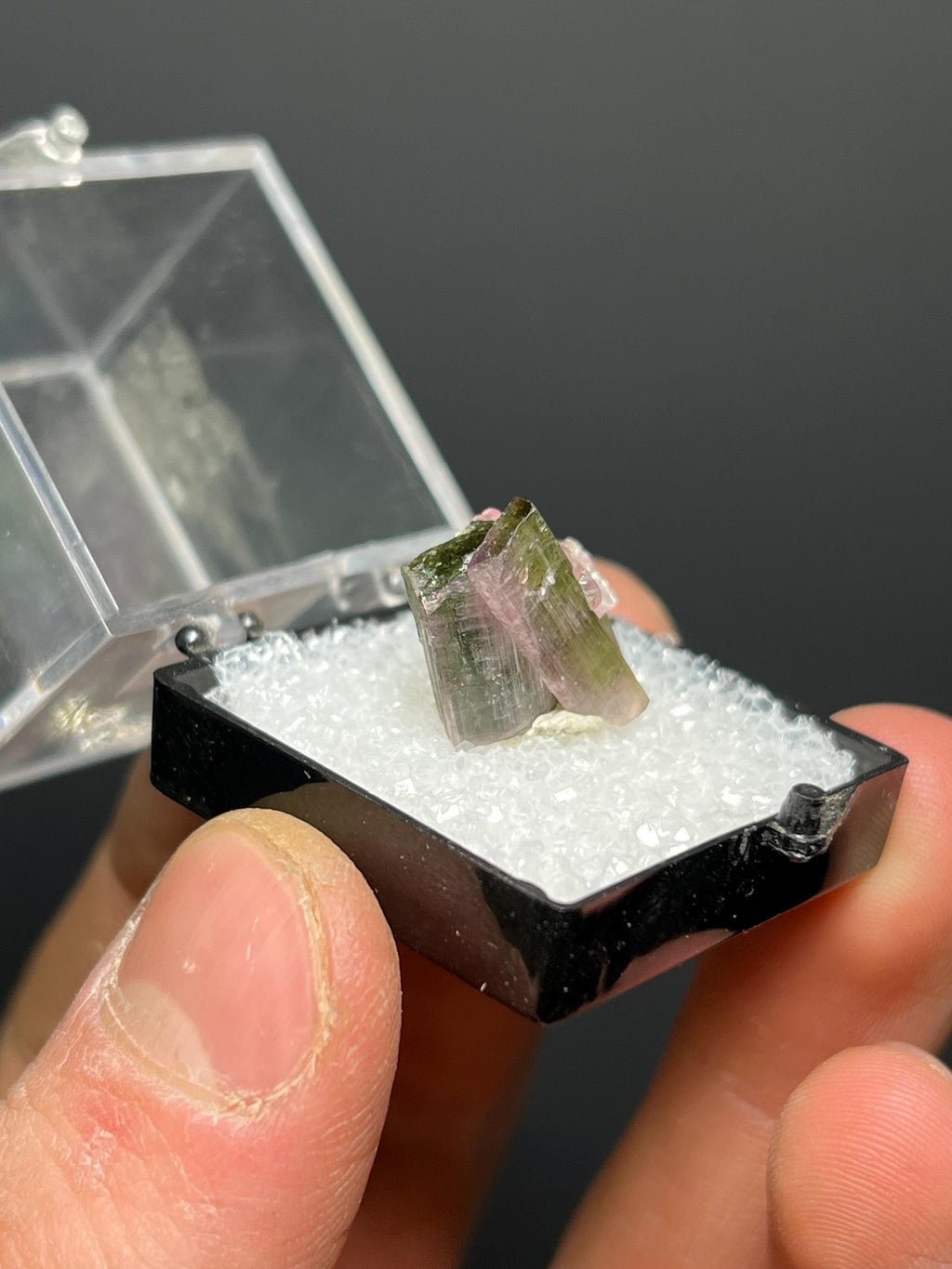Elbaite Tourmaline Specimen - Crystal Gemstone AE 
