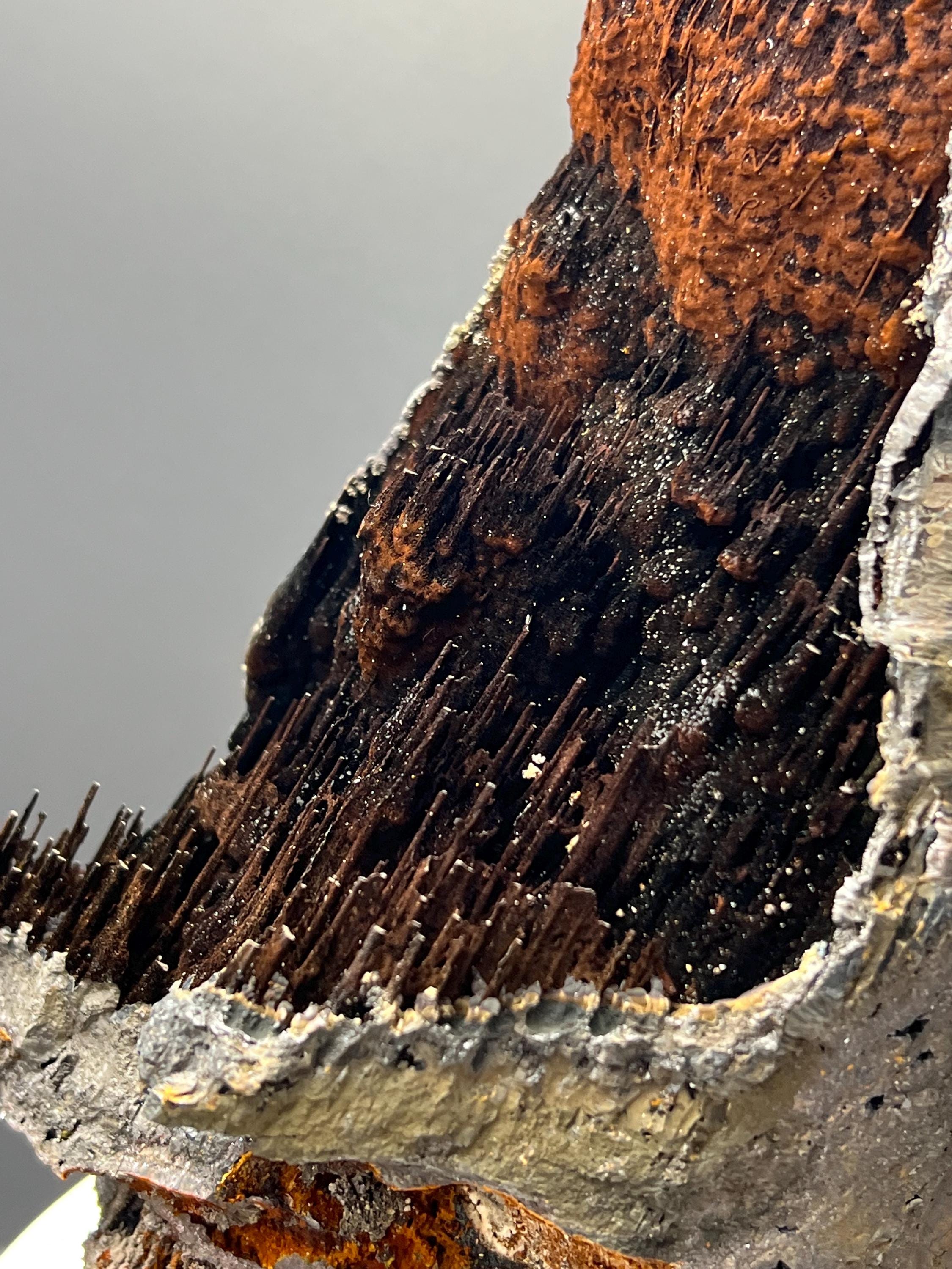 Museum Grade, Very Special Limonite And Specularite With Stalactite Goethite, For Special Collections - Crystal Gemstone AE 