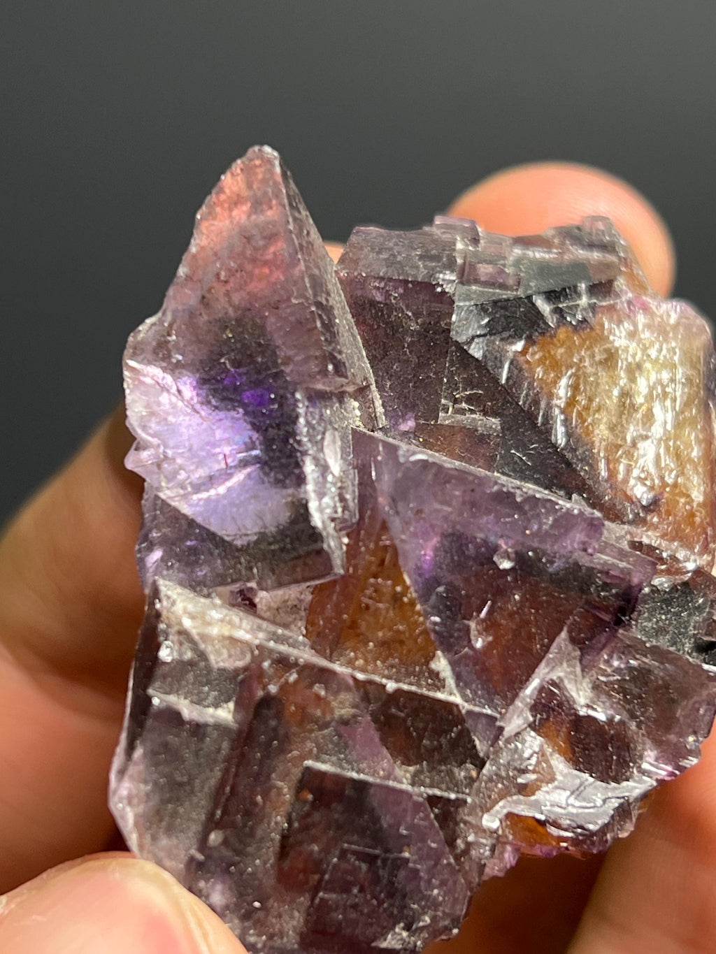 Phantom Fluorite Specimen, 78gram - Crystal Gemstone AE 