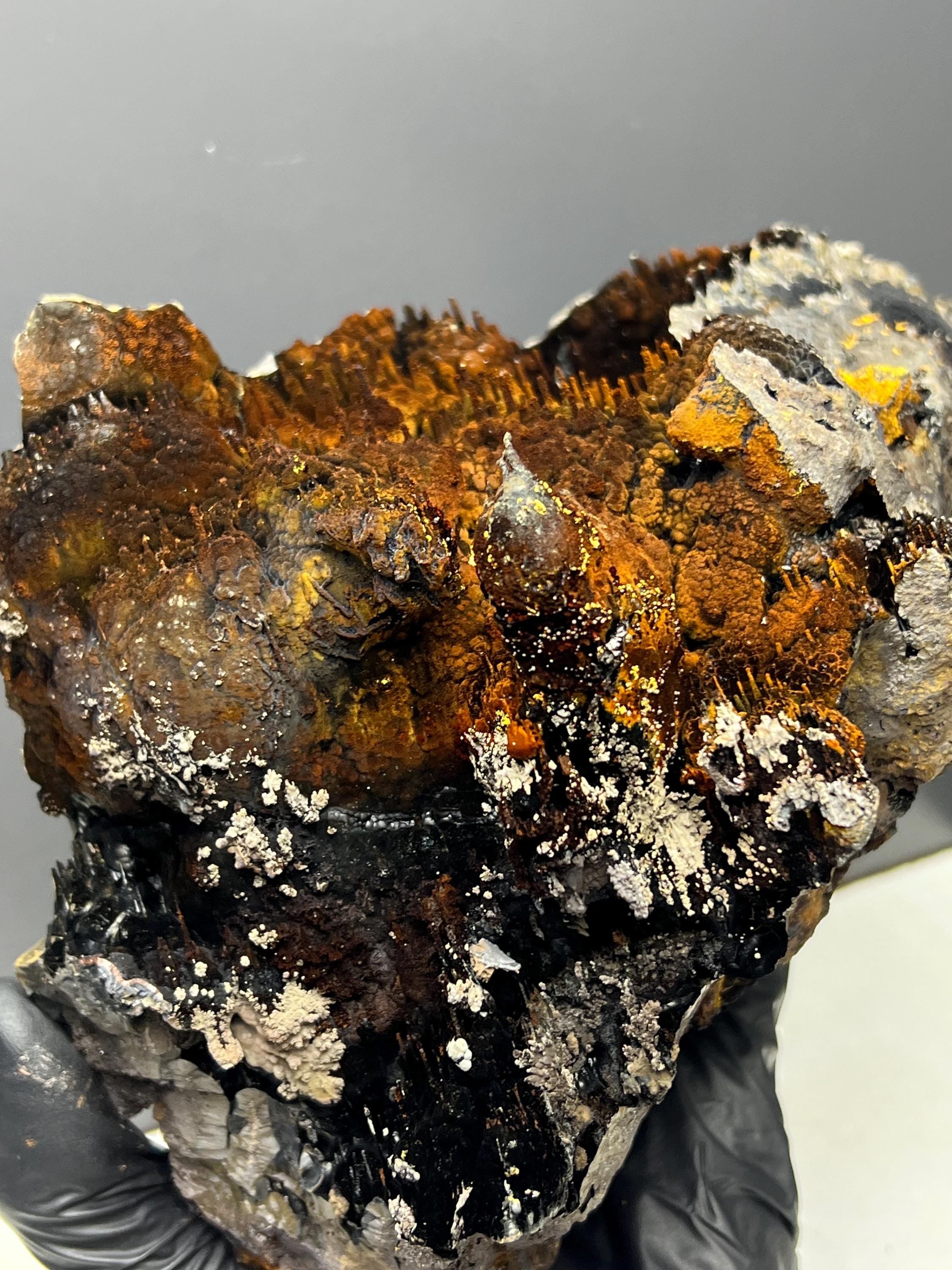 Museum Quality Extra Large Limonite With Stalactite Goethite, For Special Collector Item - Crystal Gemstone AE 