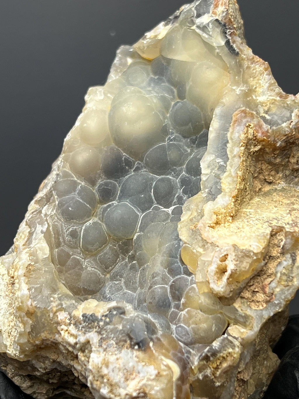 Botryoidal Blue Chalcedony Specimen - Crystal Gemstone AE 