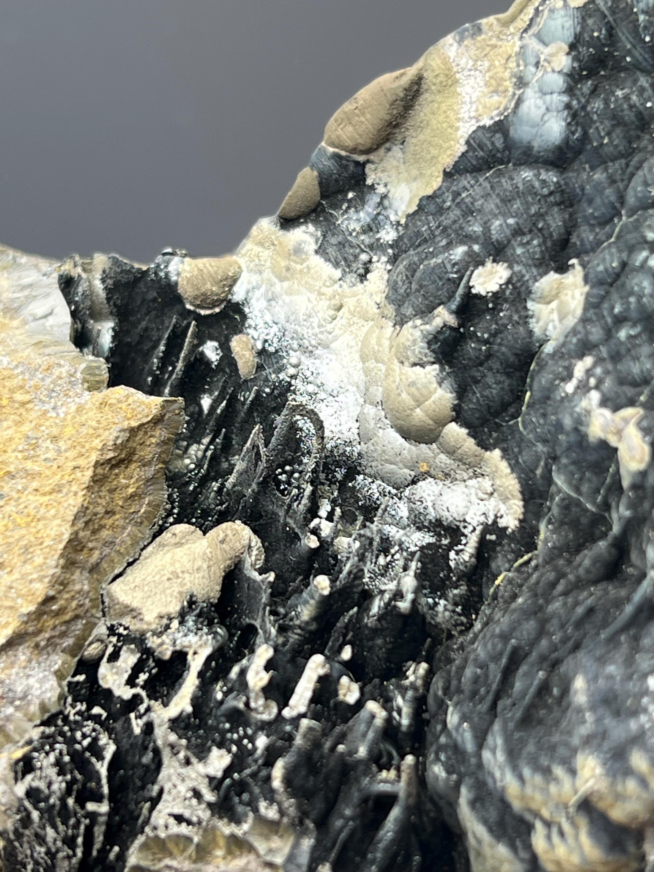 Museum Grade Limonite With Spider Web Formation Stalactite Goethite - Crystal Gemstone AE 