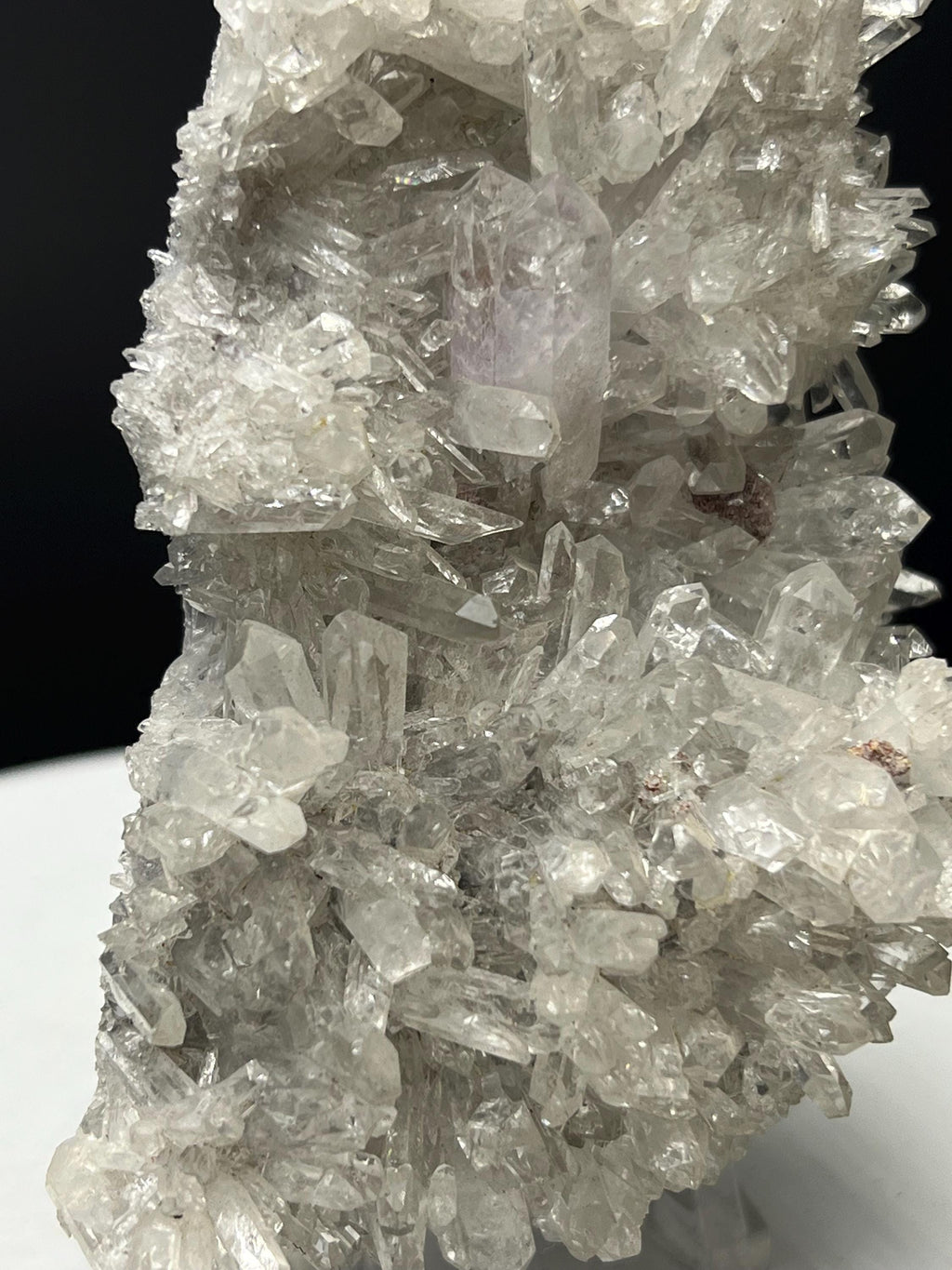 Lilac Himalayan Clear Crystal Quartz Specimen - Crystal Gemstone AE 