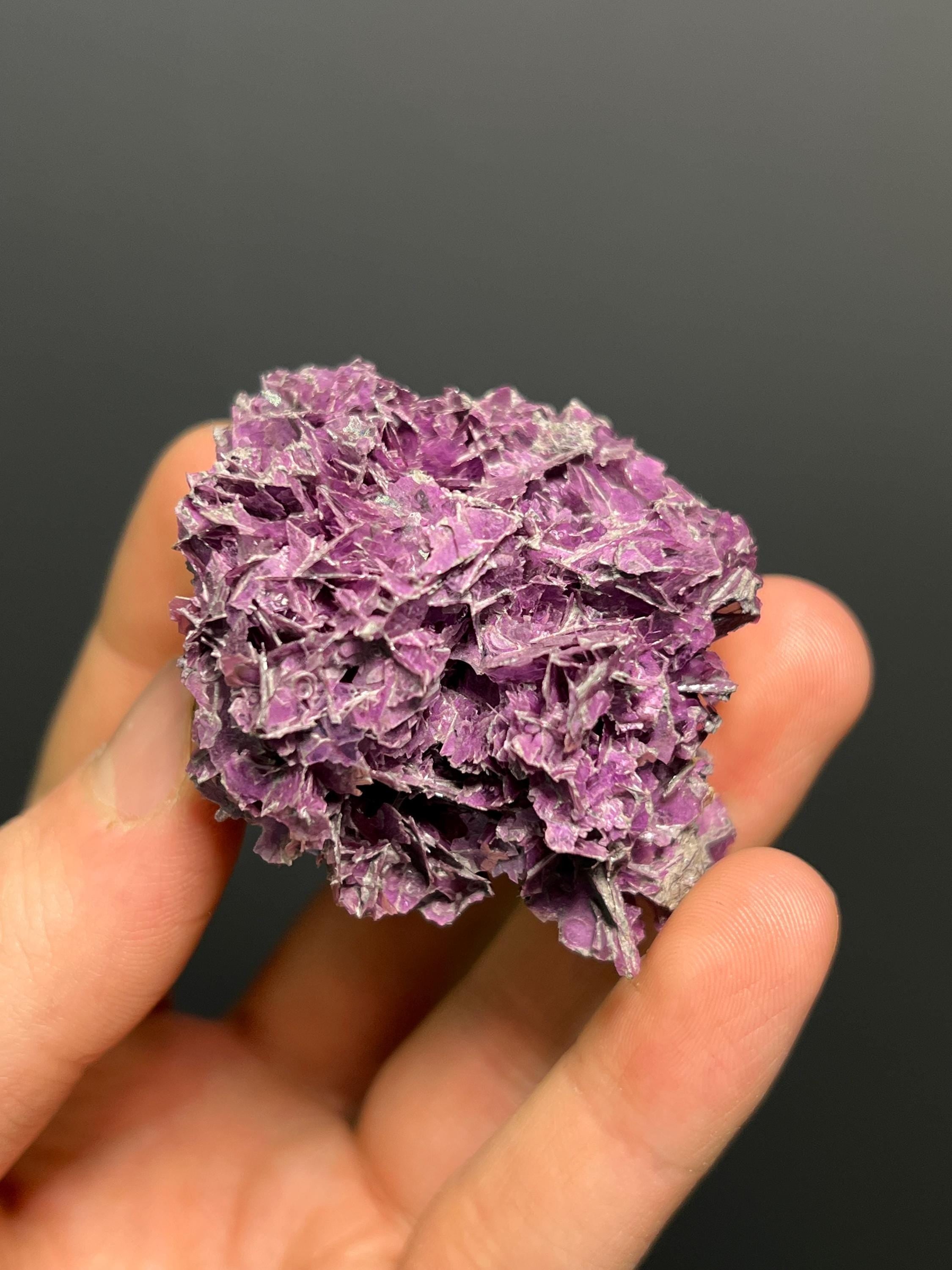 Purple Mica Lepidolite Crystal Specimen - Australia - Crystal Gemstone AE 