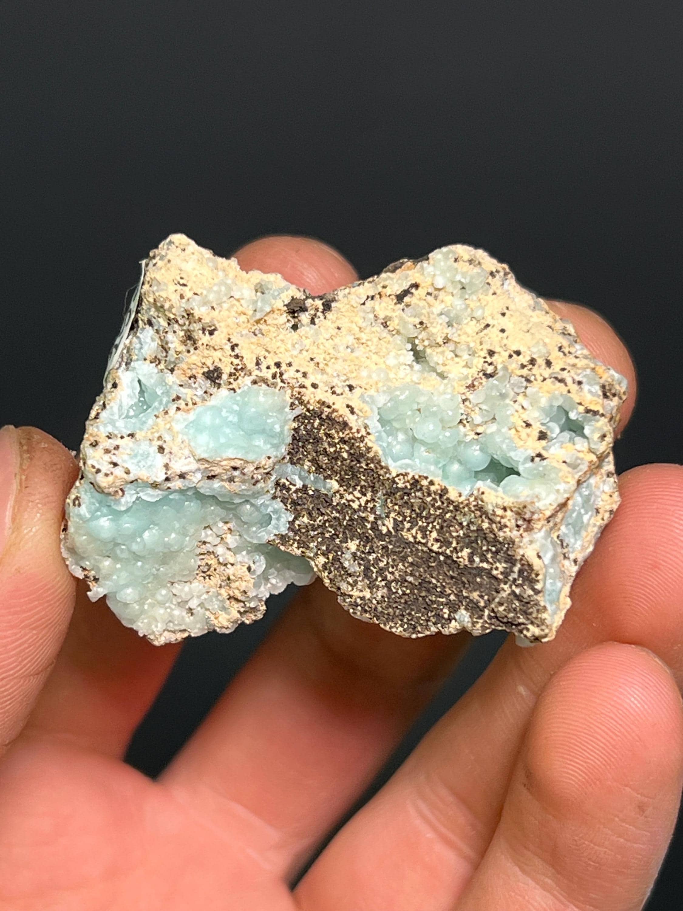 Blue Hemimorphite Specimen, 56gram - Crystal Gemstone AE 