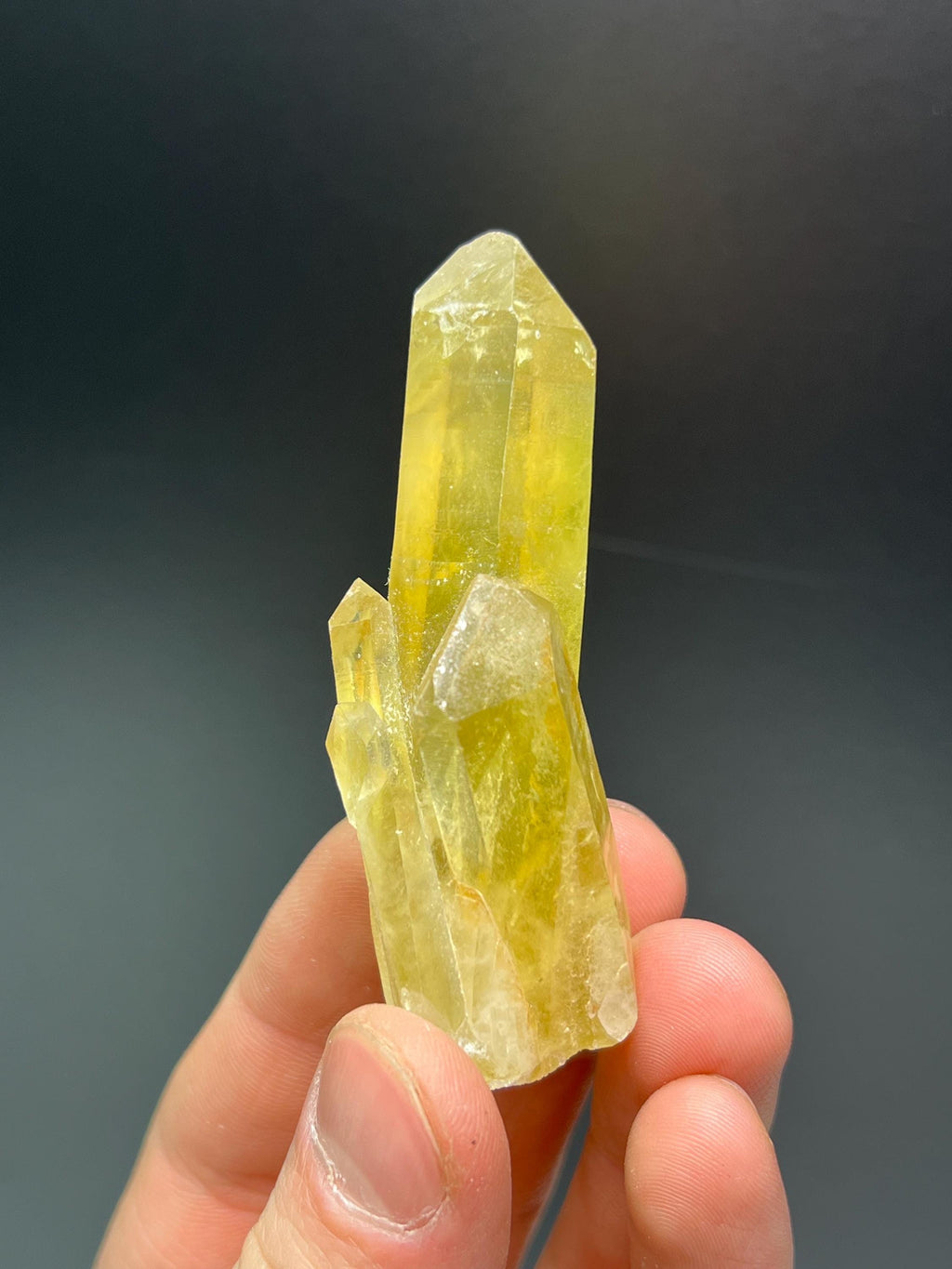 Yellow Crystal Quartz Specimen - Crystal Gemstone AE 
