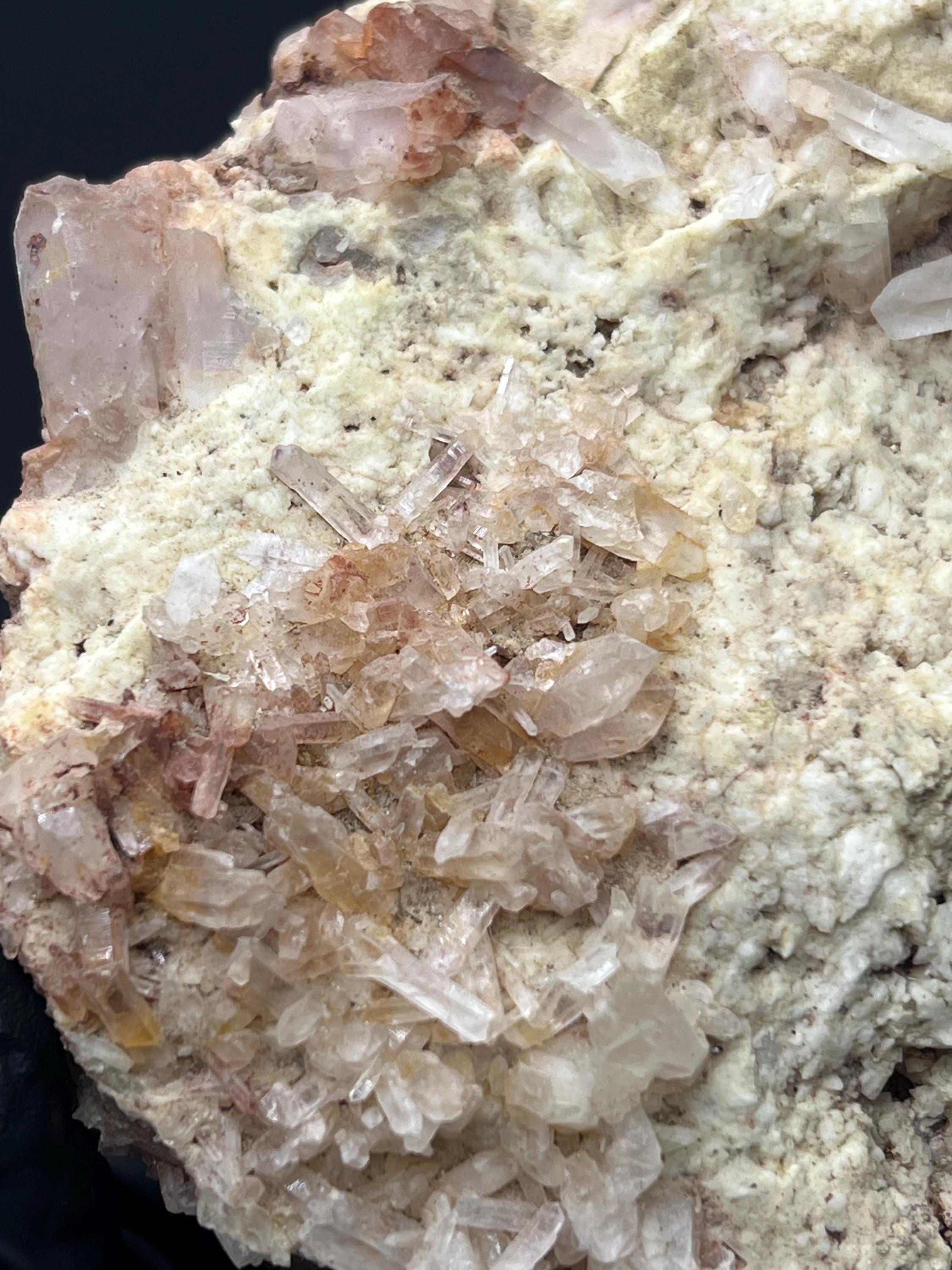 Kunzite on Matrix - Crystal Gemstone AE 