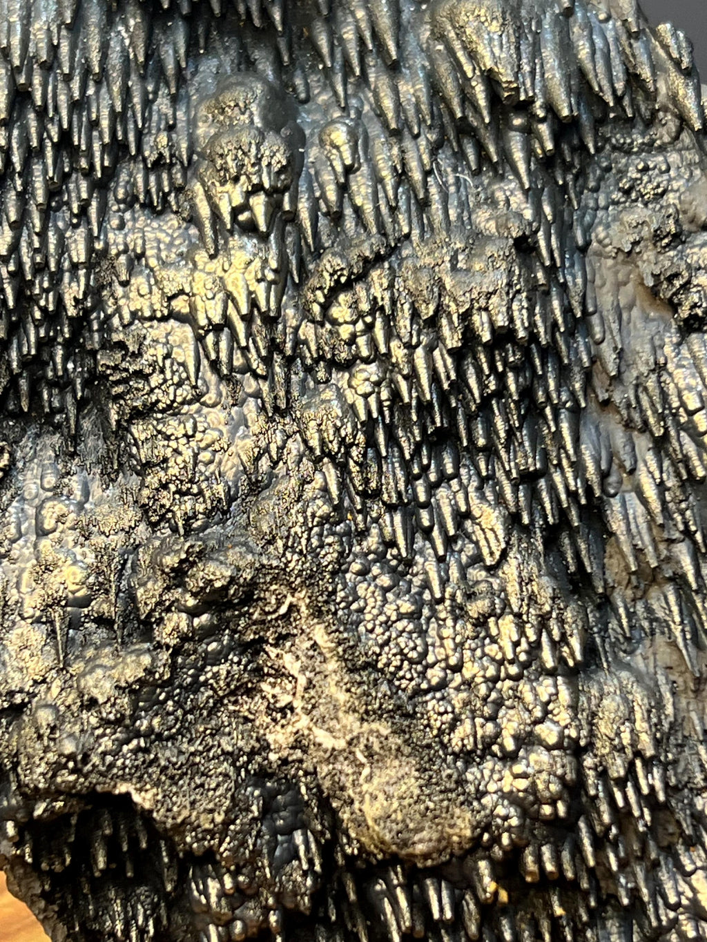 Museum Quality! Very Special And Showy Golden Color Stalactite Goethite Specimen - Crystal Gemstone AE 