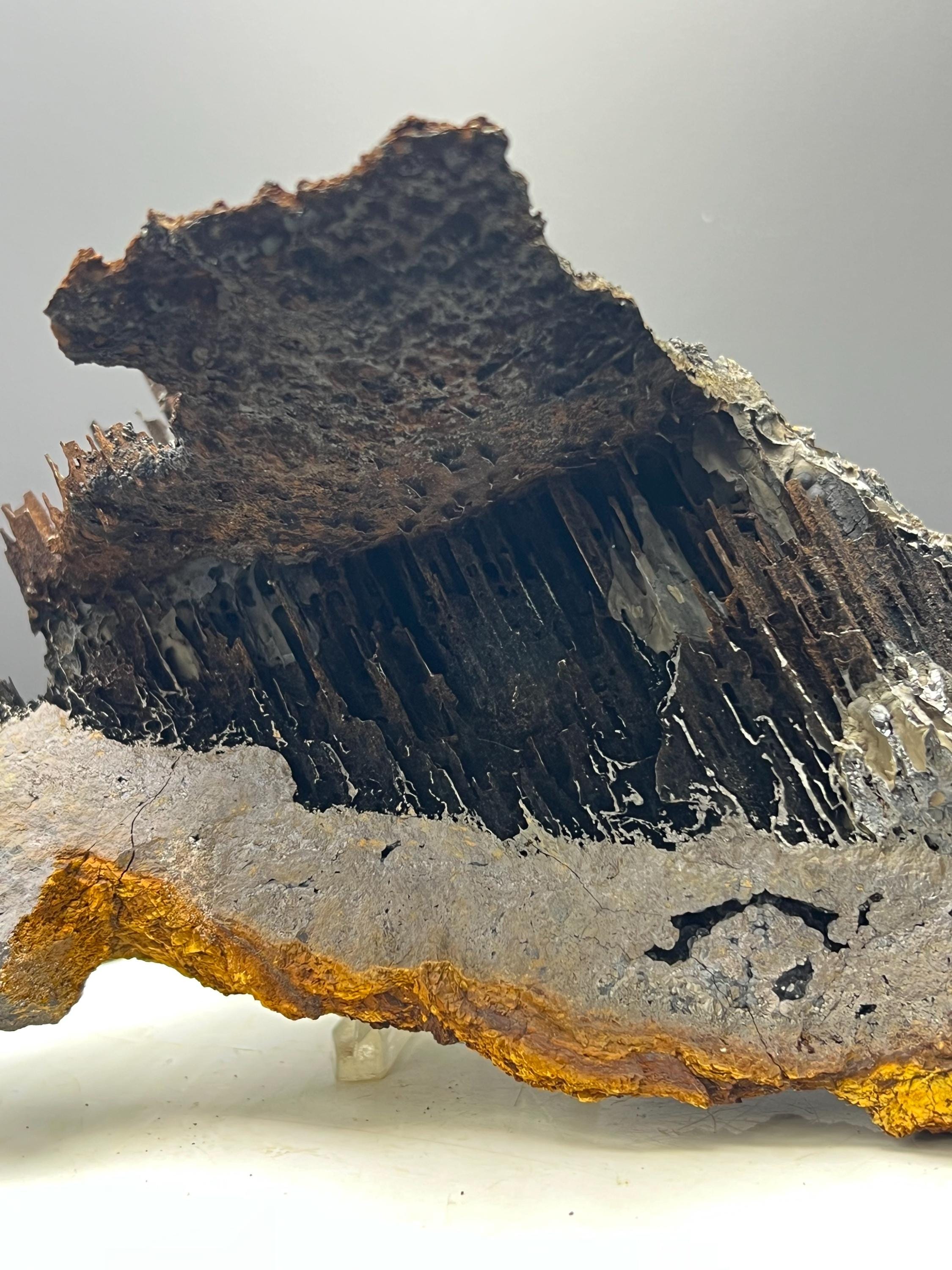 Museum Grade, Very Special Limonite With Stalactite Goethite Specimen - Crystal Gemstone AE 