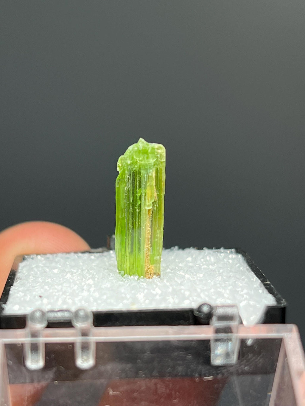 Chrome Tremolite Specimen - Crystal Gemstone AE 