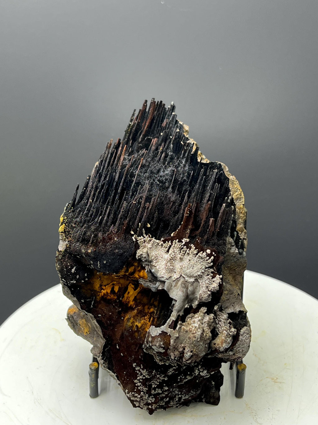 Museum Grade, Very Showy Limonite And Specularite With Stalactite Goethite Specimen - Crystal Gemstone AE 