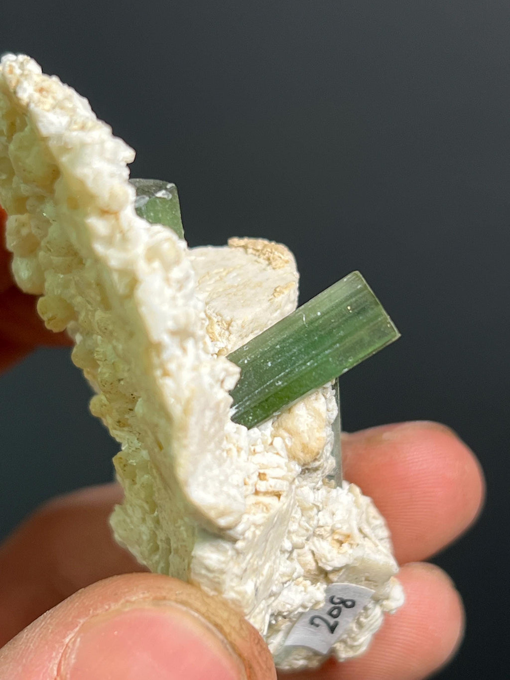 Termolite Tourmaline Specimen, 47gram - Crystal Gemstone AE 