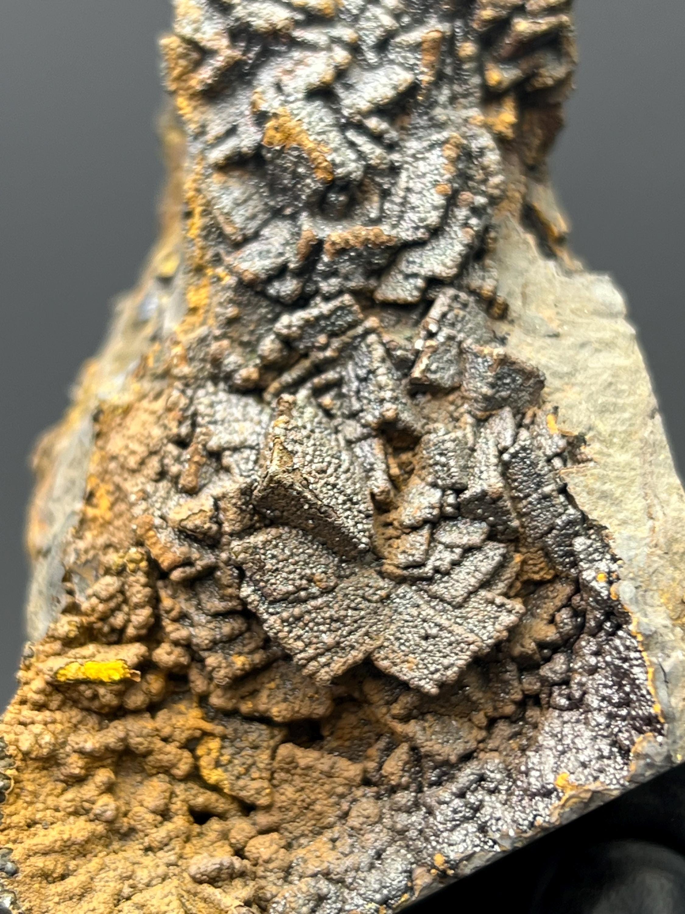 Goethite With Iron Siderite Specimen - Crystal Gemstone AE 