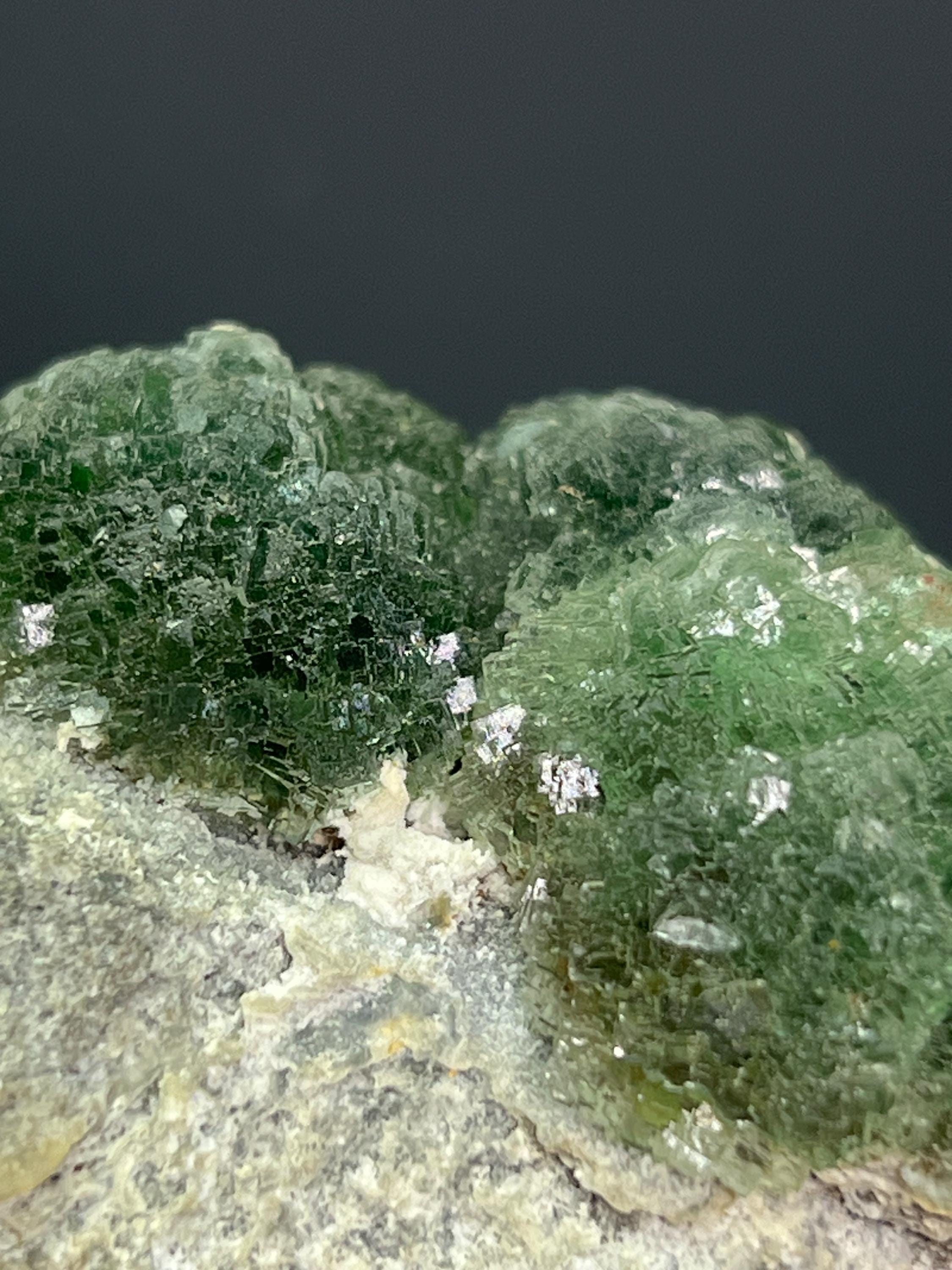 Prehnite Specimen, India - Crystal Gemstone AE 
