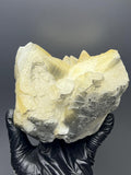 Natural Gray And Yellow Crystal Calcite Specimen - Crystal Gemstone AE 