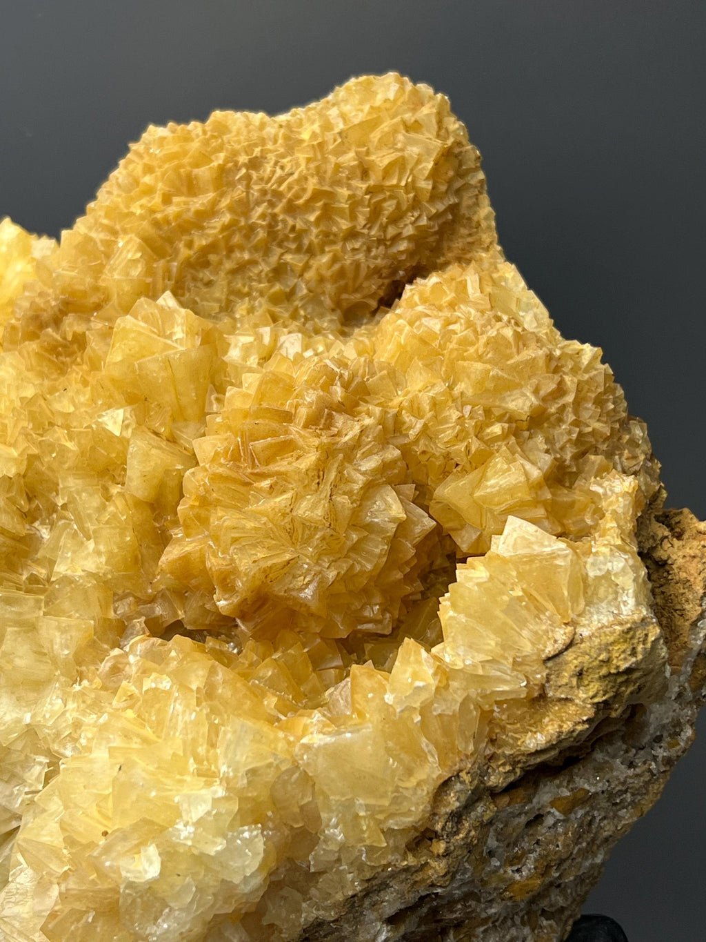Extra Large Orange Crystal Calcite Specimen - Crystal Gemstone AE 