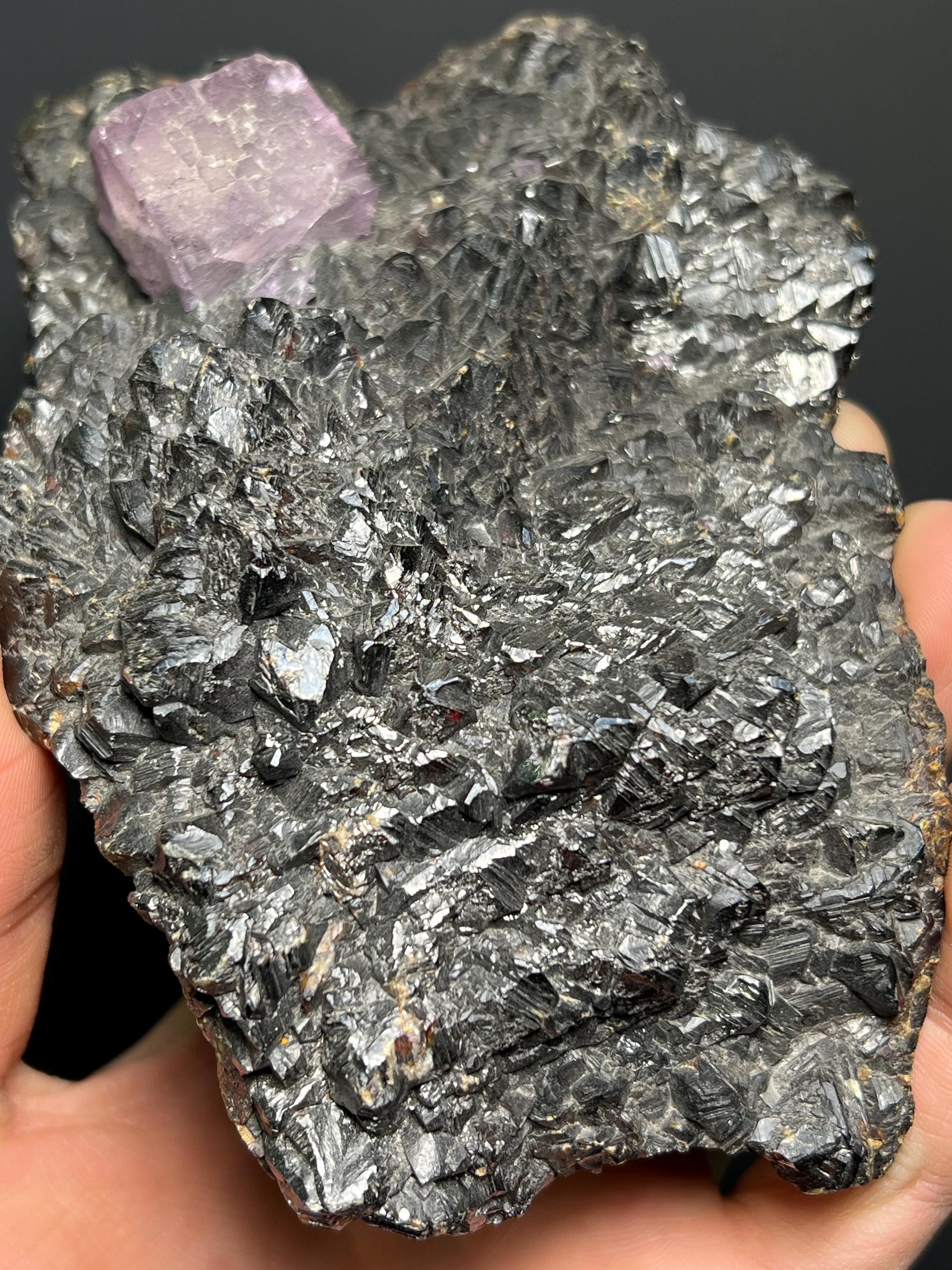 Sphalerite With Cubic Fluorite - USA - Crystal Gemstone AE 