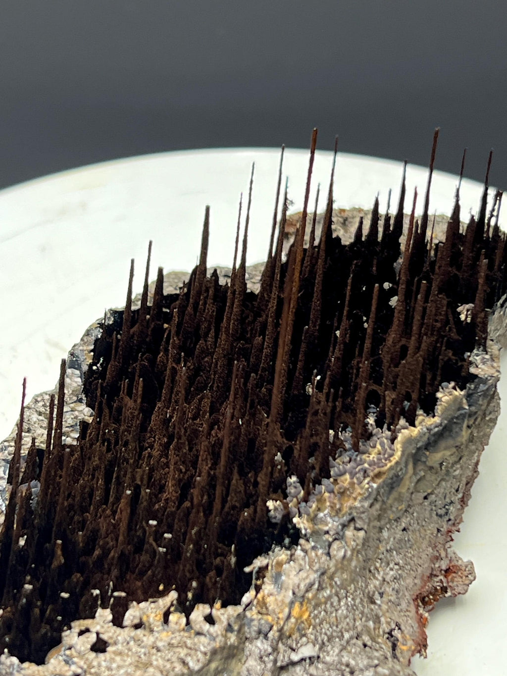 Museum Grade, Limonite With Stalactite Forest Goethite, For Special Collection - Crystal Gemstone AE 