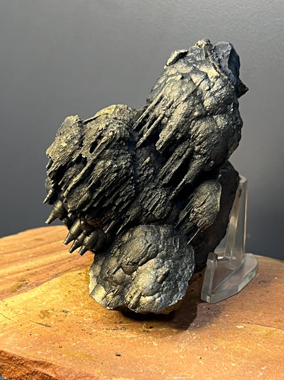 Museum Grade, Very Special Golden Color Stalactite Goethite Specimen - Crystal Gemstone AE 