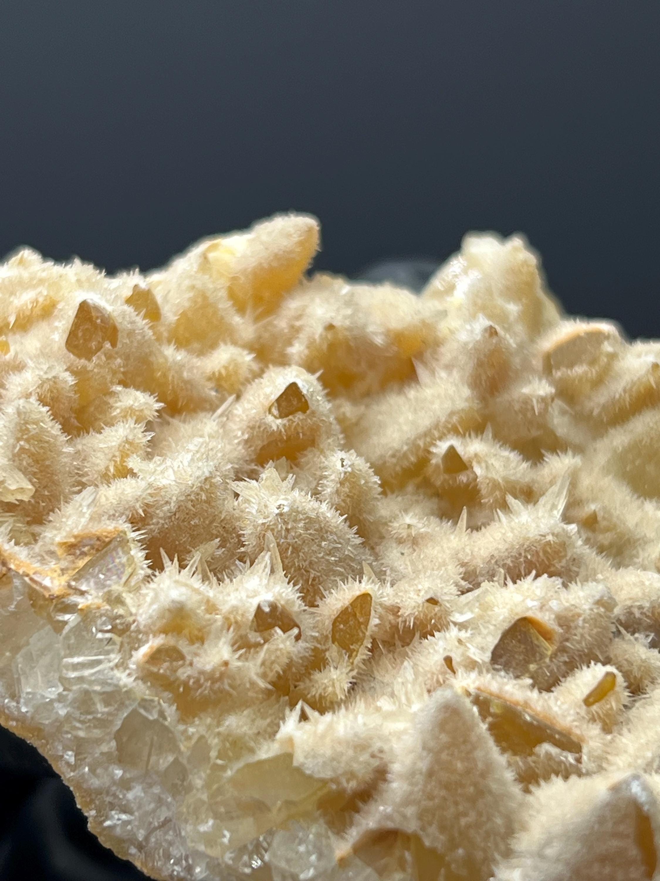 Double Sided Feather Crystal Calcite Specimen - Crystal Gemstone AE 