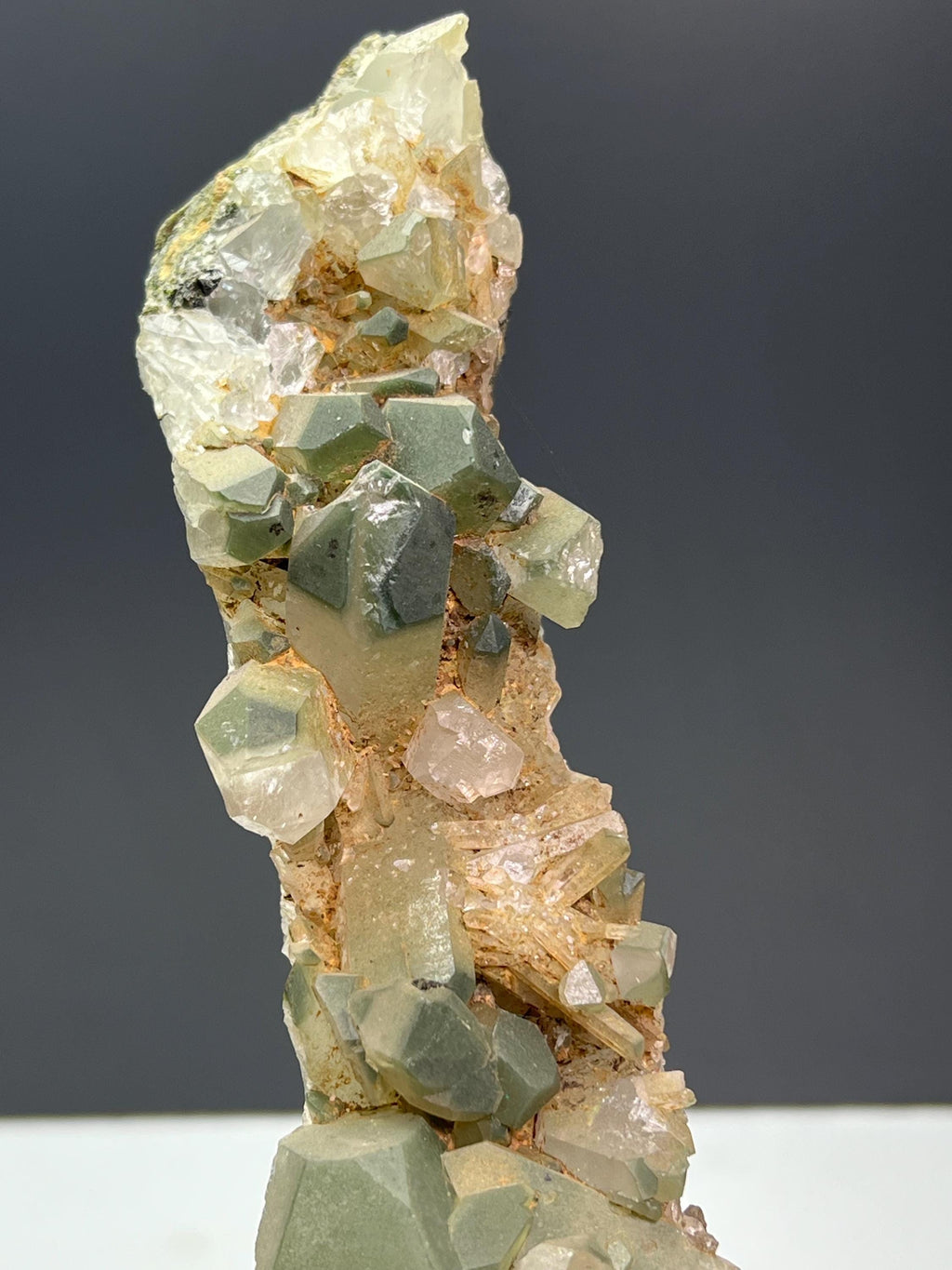 Chlorite Quartz Specimen - Crystal Gemstone AE 