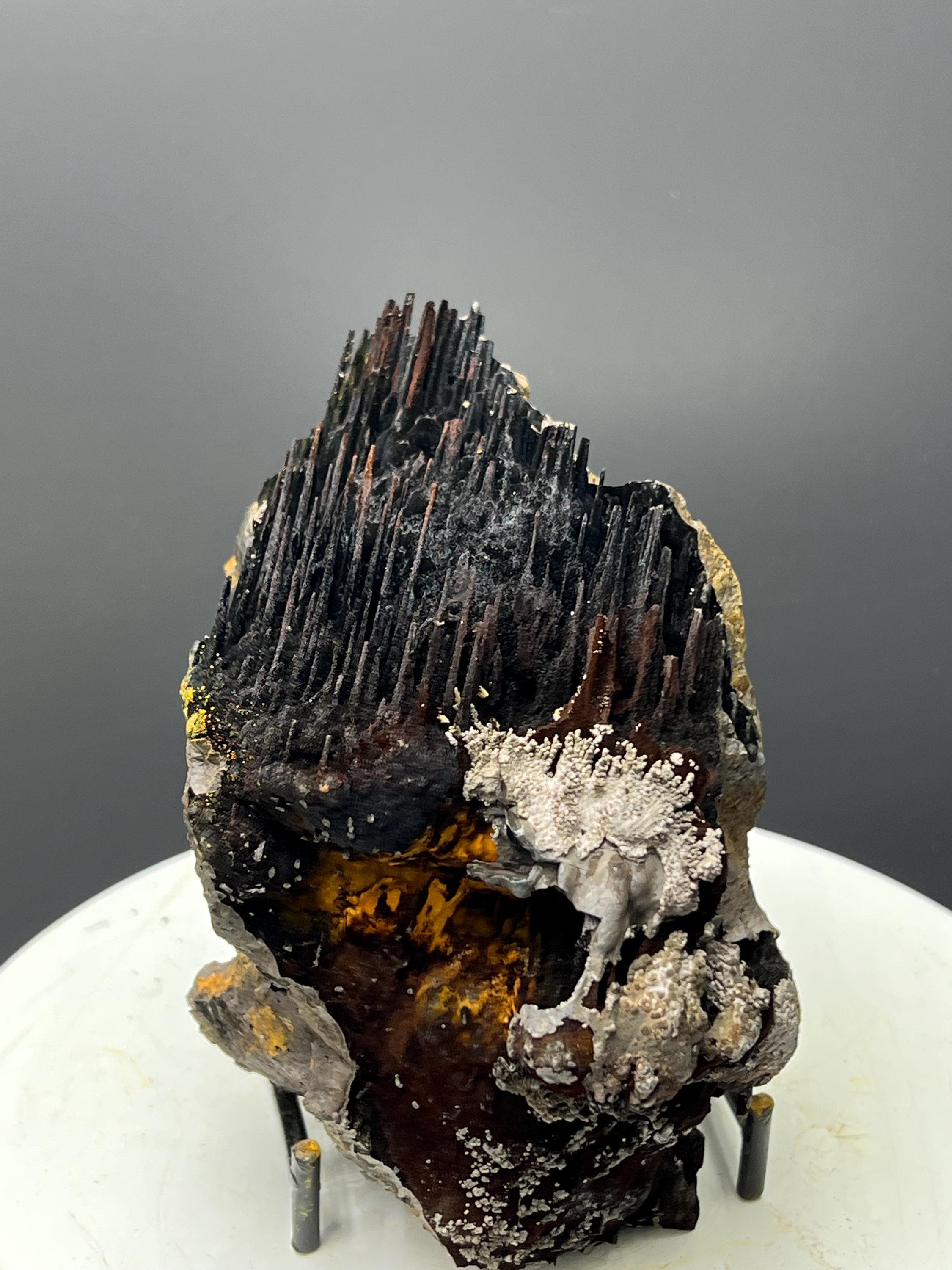 Museum Grade, Very Showy Limonite And Specularite With Stalactite Goethite Specimen - Crystal Gemstone AE 