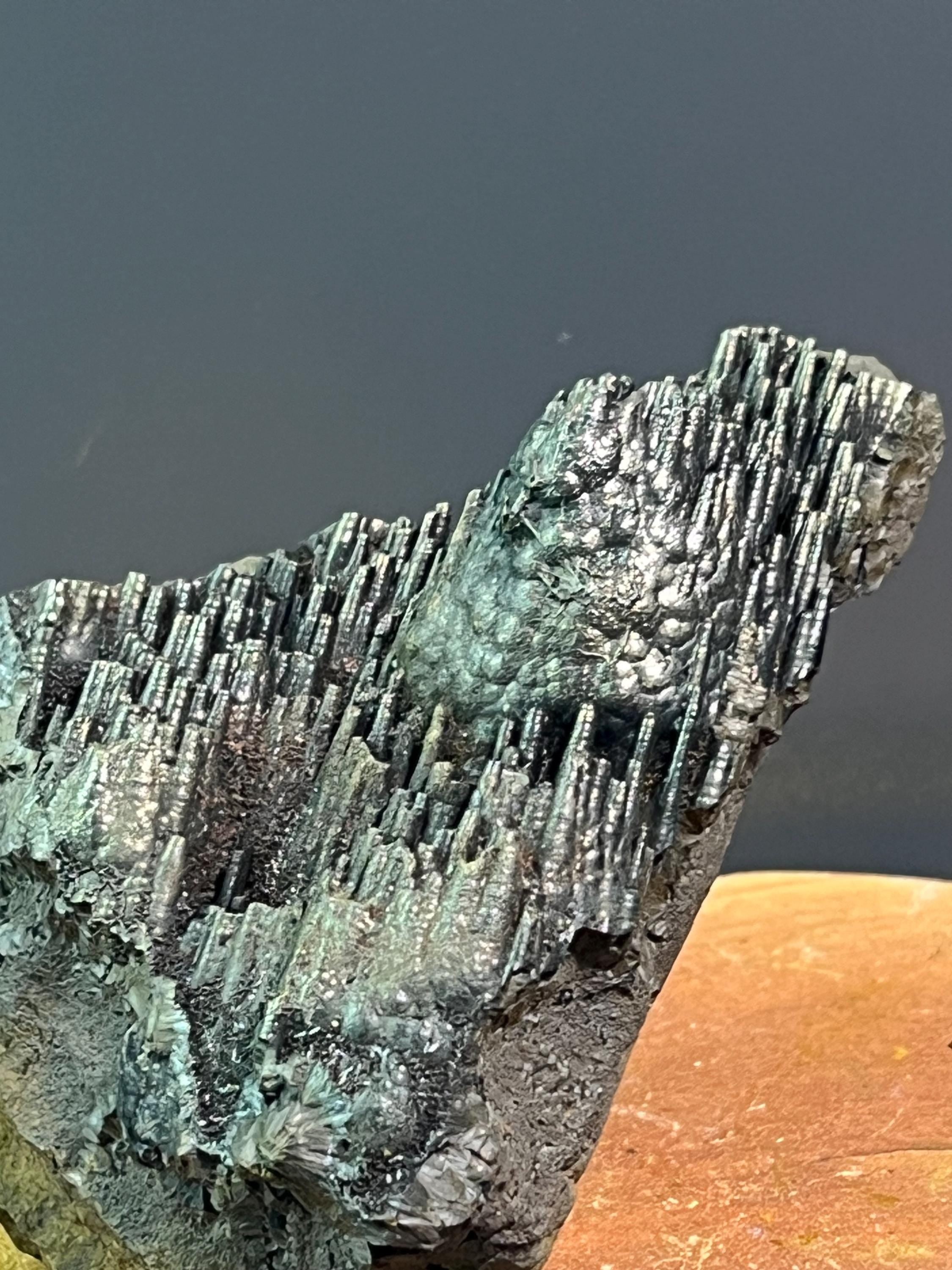 "Museum Grade" Golden Color Stalactite Goethite - Crystal Gemstone AE 