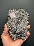 Sphalerite With Cubic Fluorite - USA - Crystal Gemstone AE 