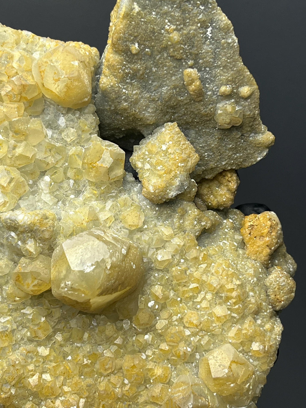 Golden Yellow Crystal Calcite - Crystal Gemstone AE 