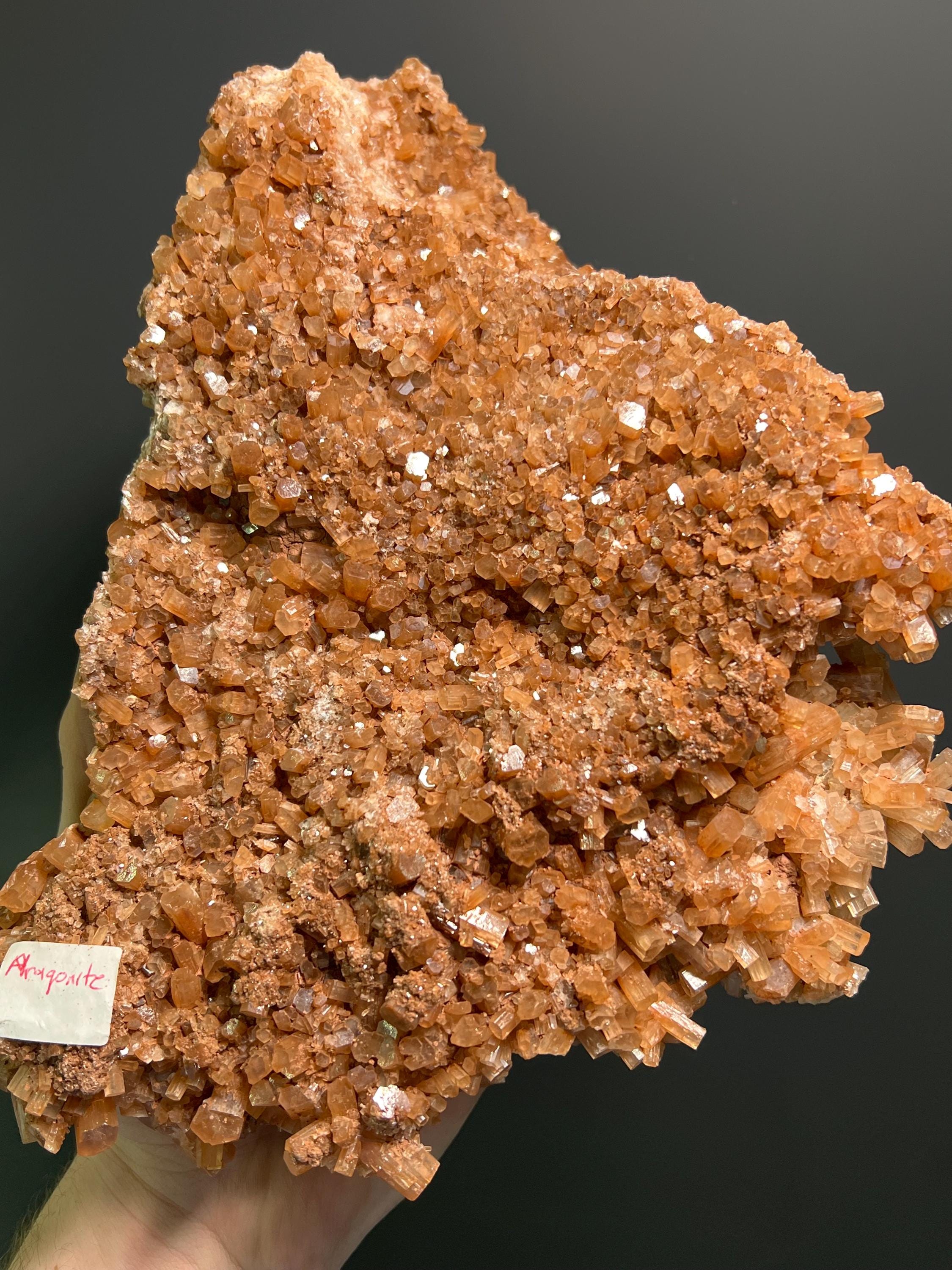 Large Size Two Sided Aragonite Specimen, 3kg - Crystal Gemstone AE 