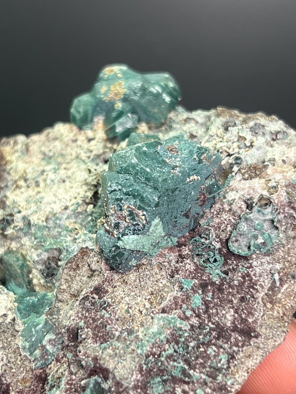 Grandidierite Specimen from Madagascar, Blue-Green Rare Mineral - Crystal Gemstone AE 