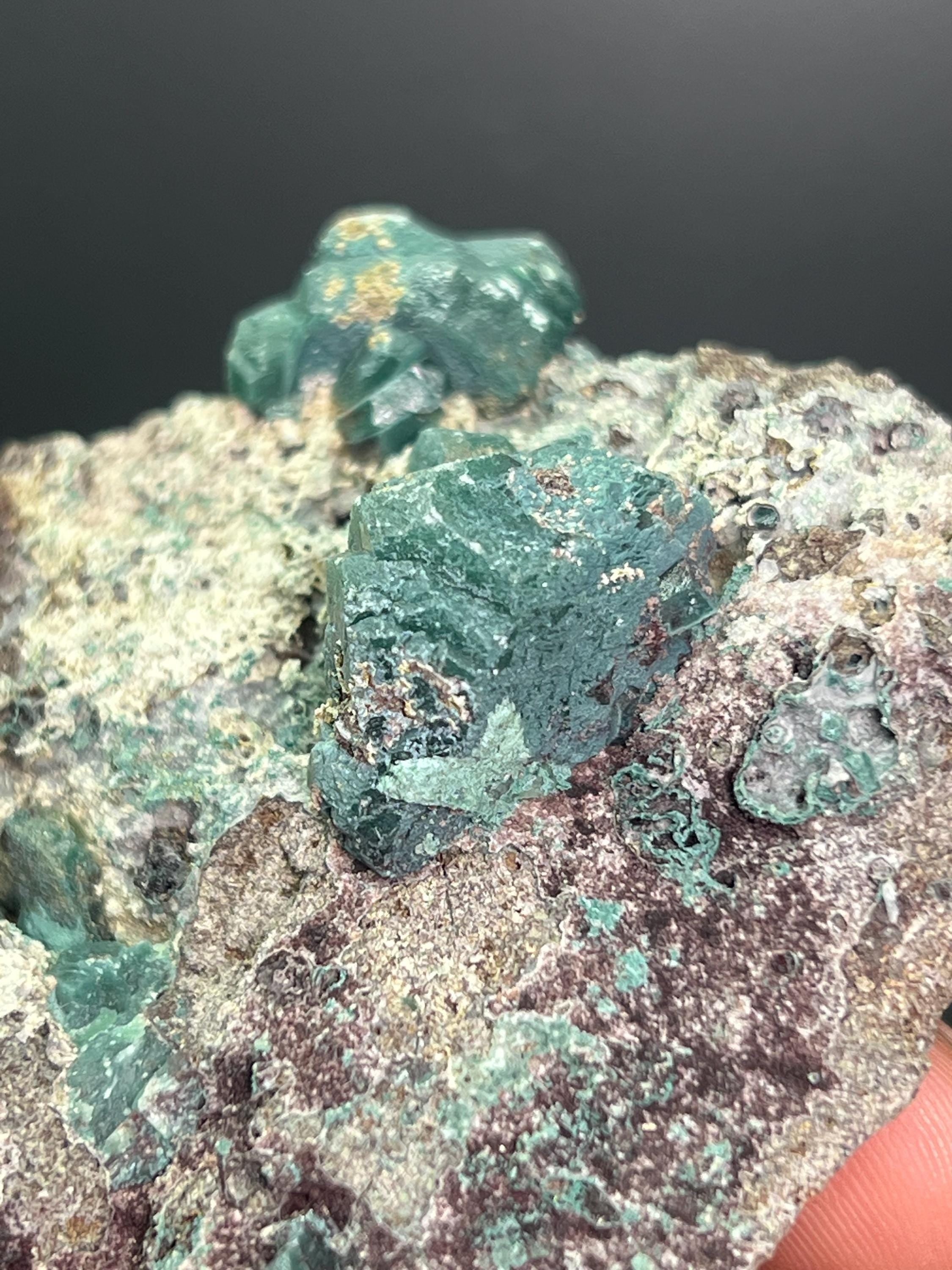 Grandidierite Specimen from Madagascar, Blue-Green Rare Mineral - Crystal Gemstone AE 