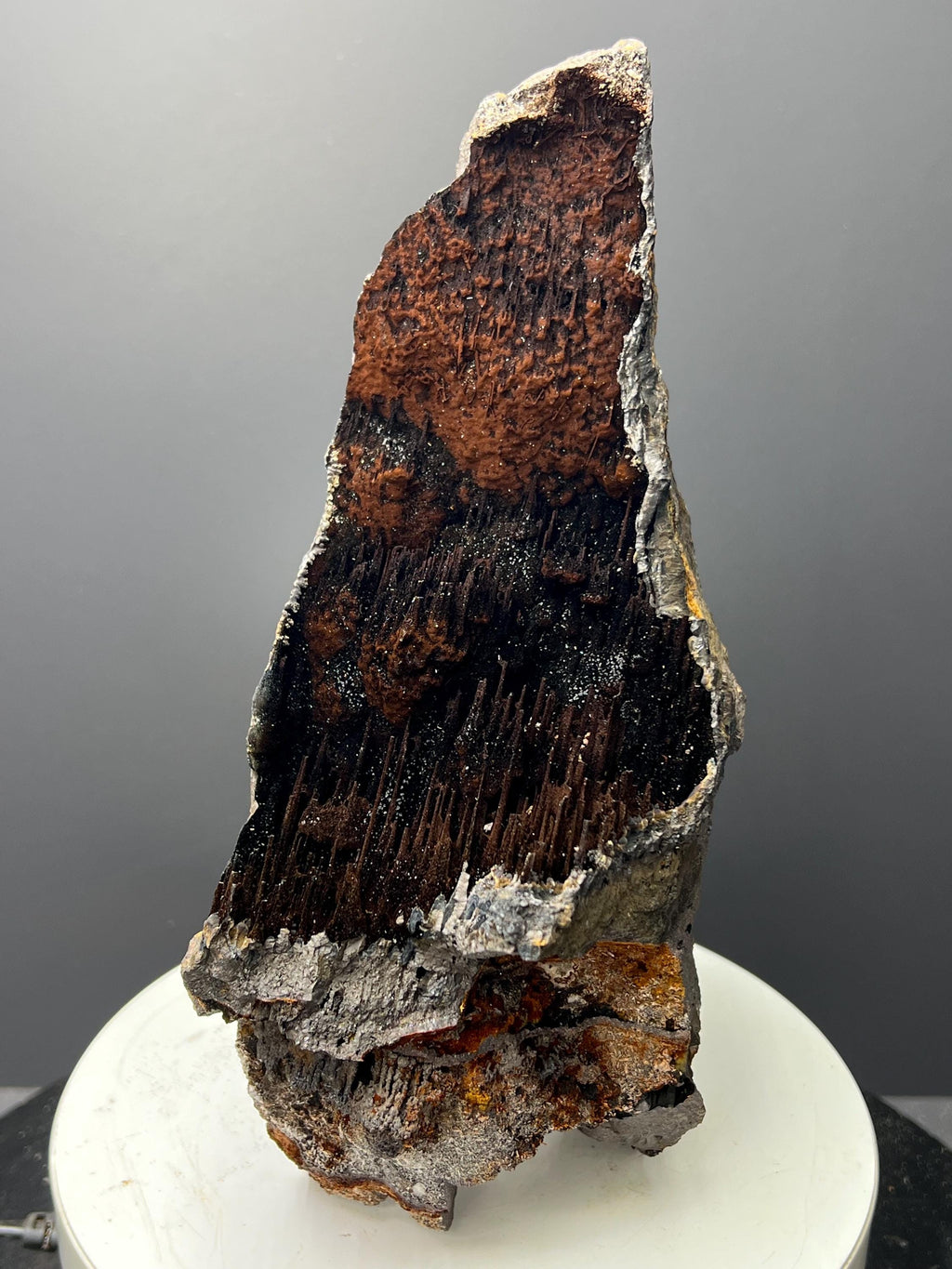 Museum Grade, Very Special Limonite And Specularite With Stalactite Goethite, For Special Collections - Crystal Gemstone AE 