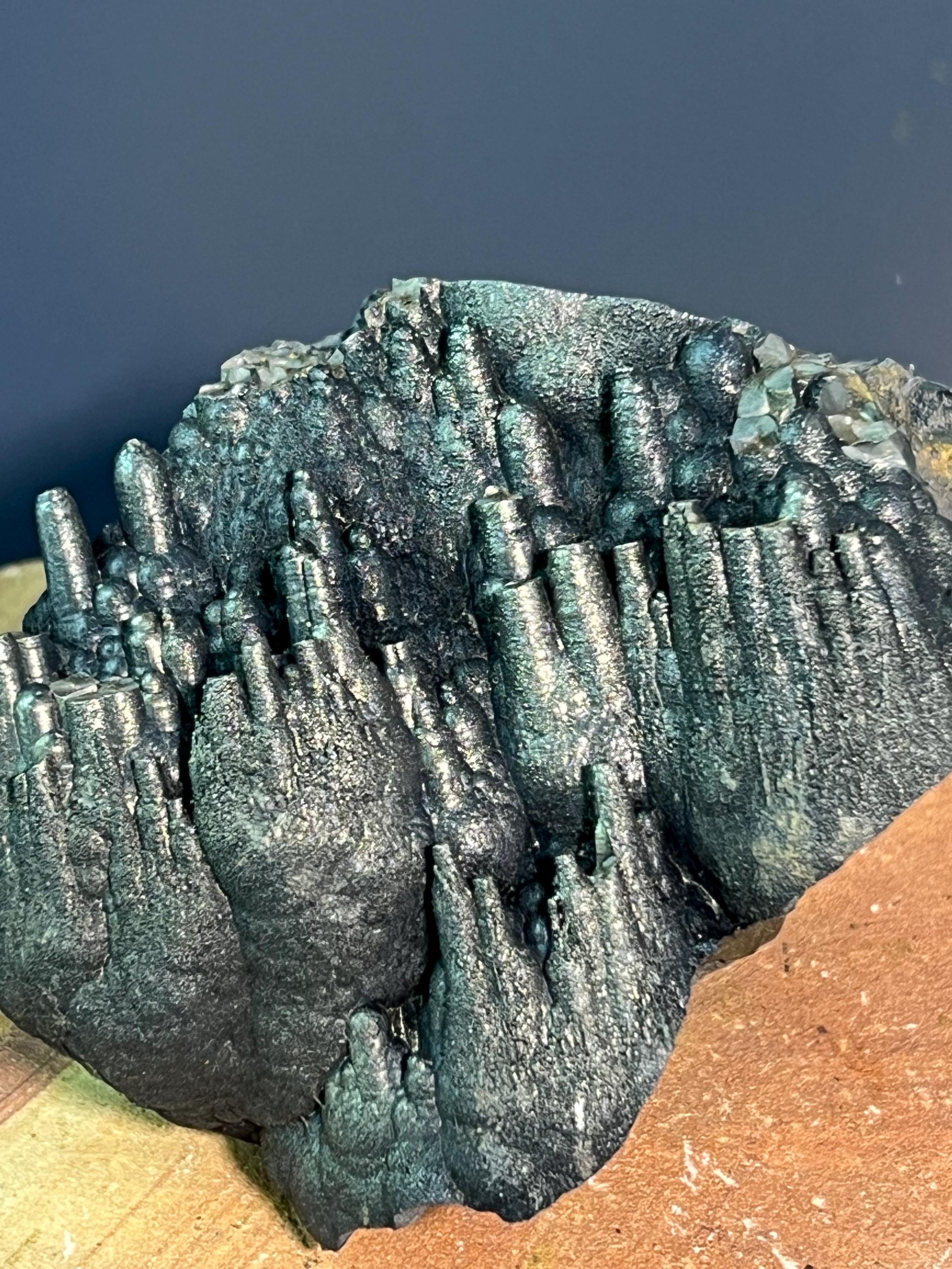 "Museum Grade" Golden Color Stalactite Goethite - Crystal Gemstone AE 