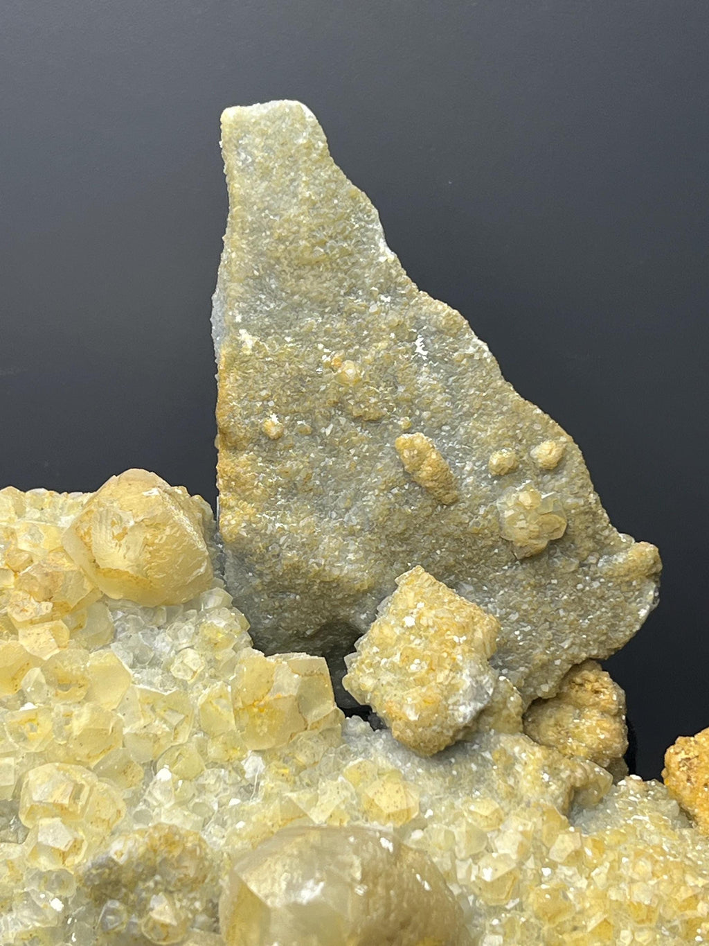 Golden Yellow Crystal Calcite - Crystal Gemstone AE 